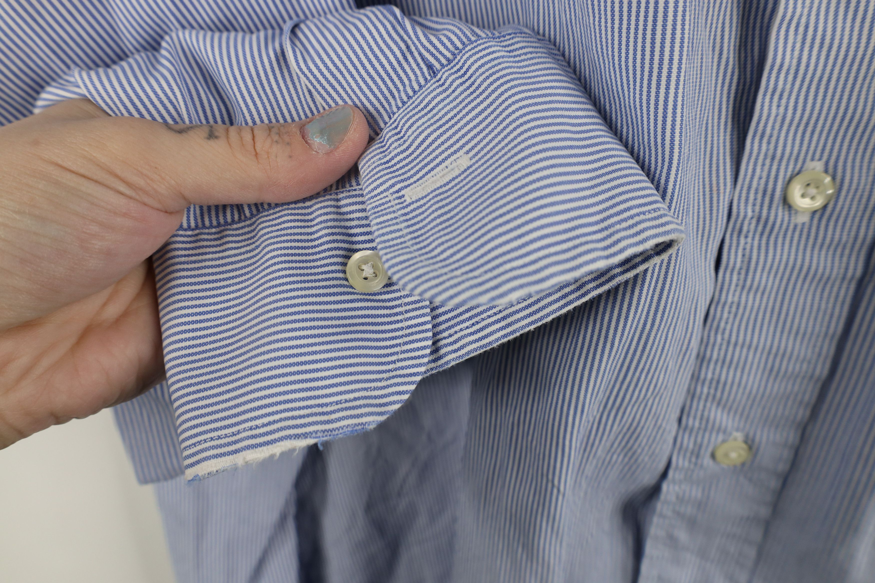 Brooks Brothers × Vintage Vintage 90s Brooks Brothers Button Down Shirt Striped USA Size US M / EU 48-50 / 2 - 4 Thumbnail