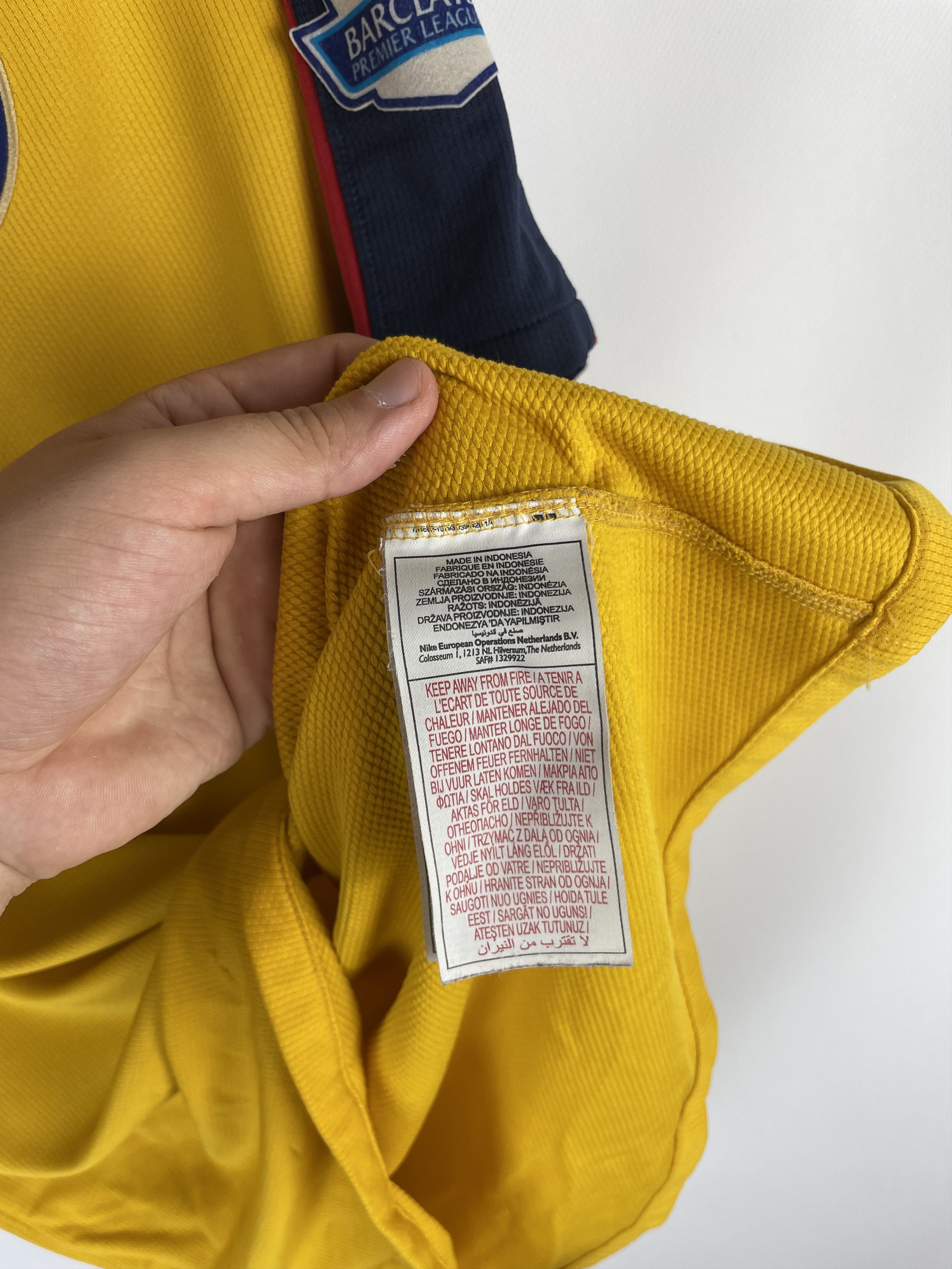 Nike × Vintage Nike Arsenal Football Shirt Soccer Jersey Size US XL / EU 56 / 4 - 8 Thumbnail