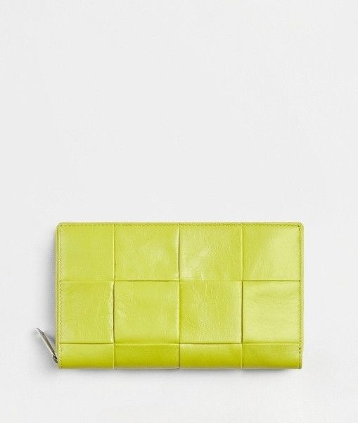 Bottega Veneta o1n1vont1124 Size: OS / Zip Around Wallet in Kiwi Size ONE SIZE - 2 Thumbnail