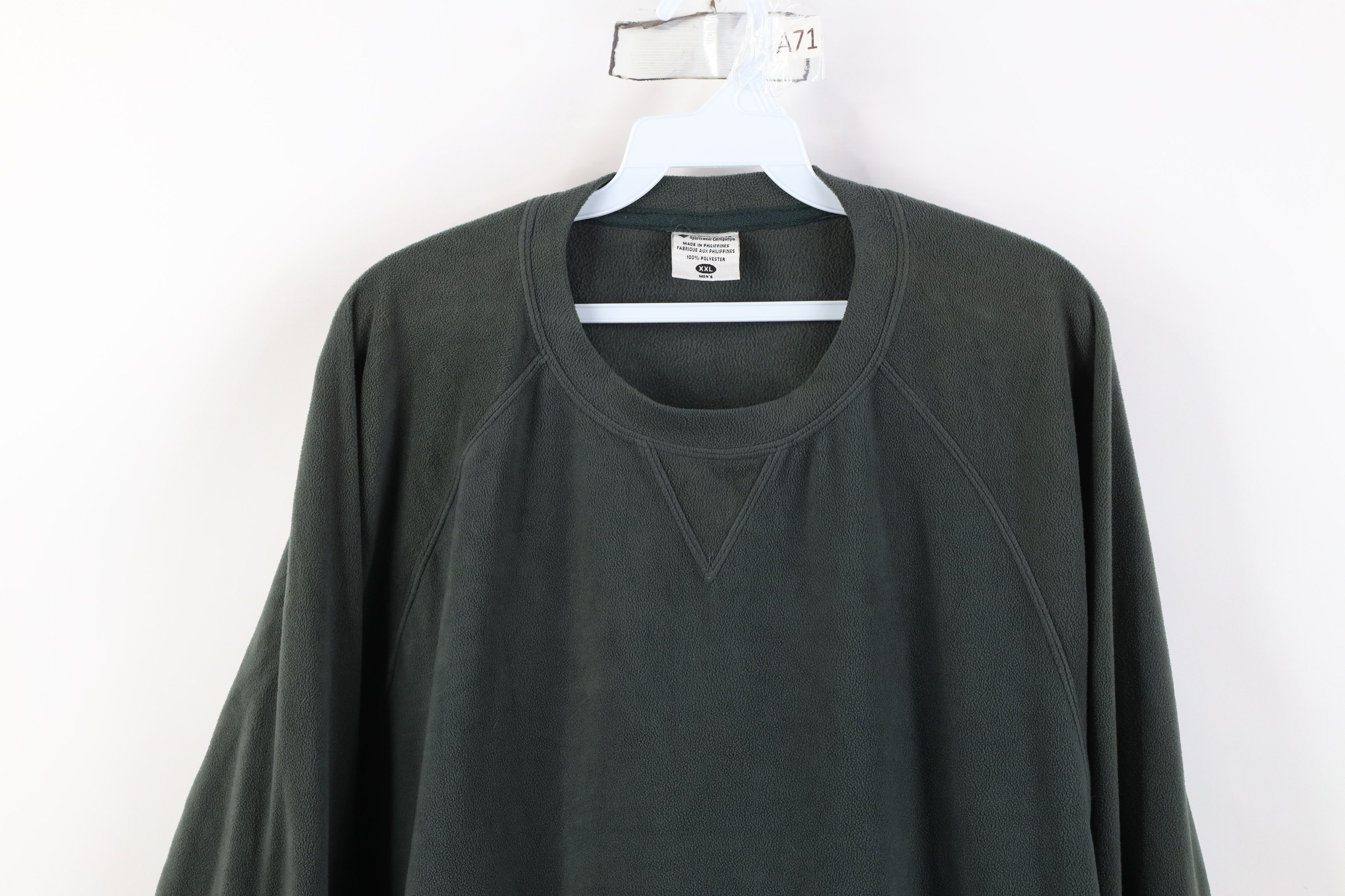 Columbia Vintage Columbia Spell Out Fleece Crewneck Sweater Green Size US XXL / EU 58 / 5 - 2 Thumbnail