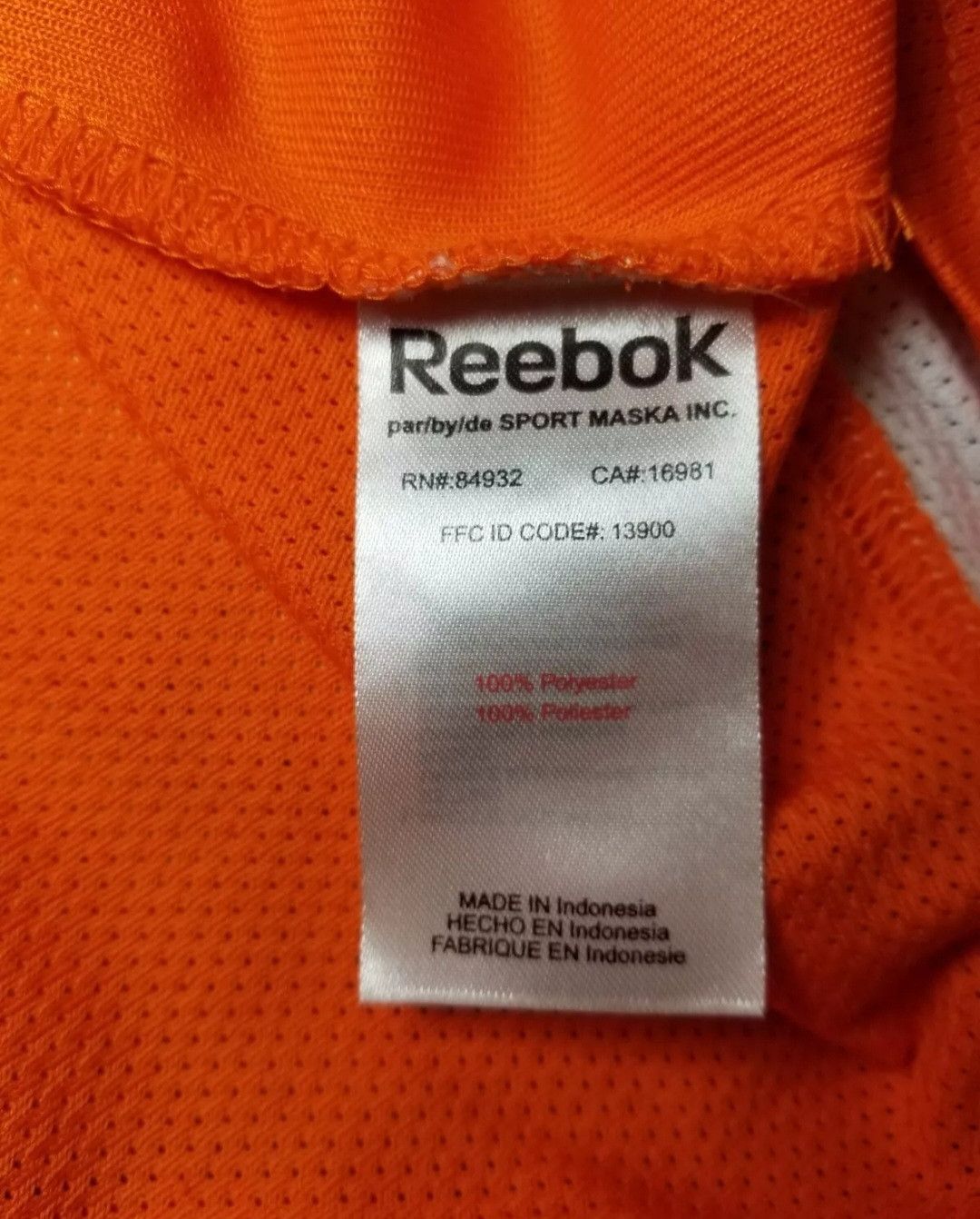Reebok Reebok Bubikon-Wolfhausen 2008 #91 Hockey Jersey Size US XL / EU 56 / 4 - 8 Thumbnail