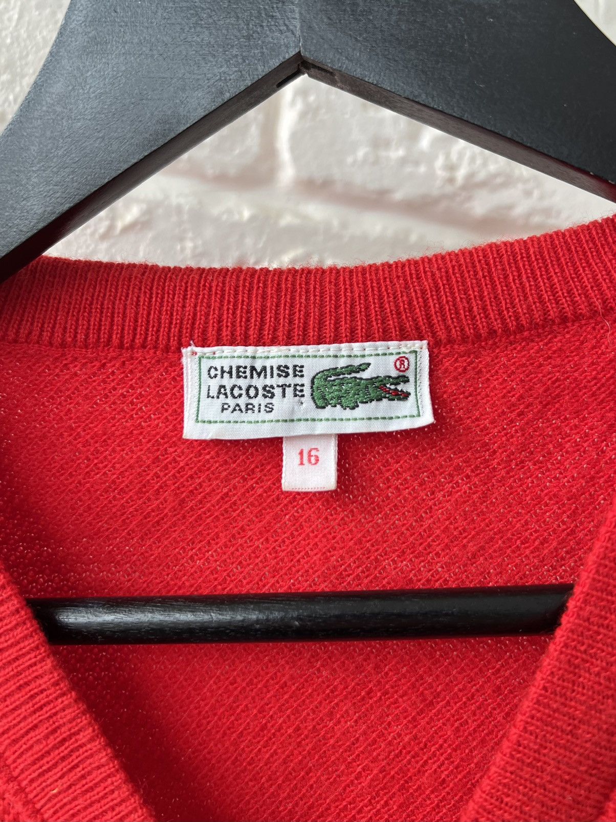 Lacoste Lacoste Chemise Vintage Vest Sweater Size 16 Size S / US 4 / IT 40 - 4 Thumbnail