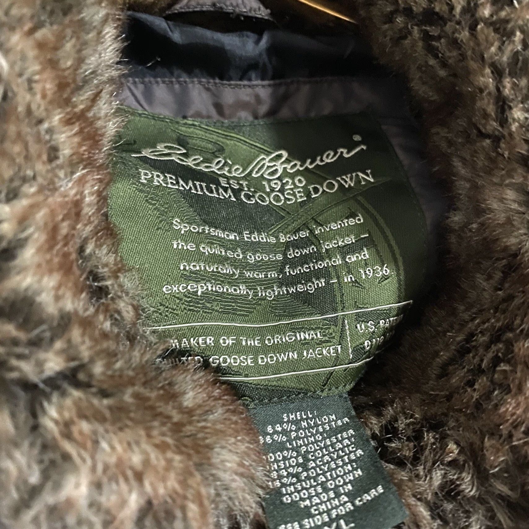 Eddie Bauer Eddie Bauer Jacket Women's Premium Puffer Goose Down Shiny Brown Faux Fur Collar XL Size XL / US 12-14 / IT 48-50 - 4 Thumbnail
