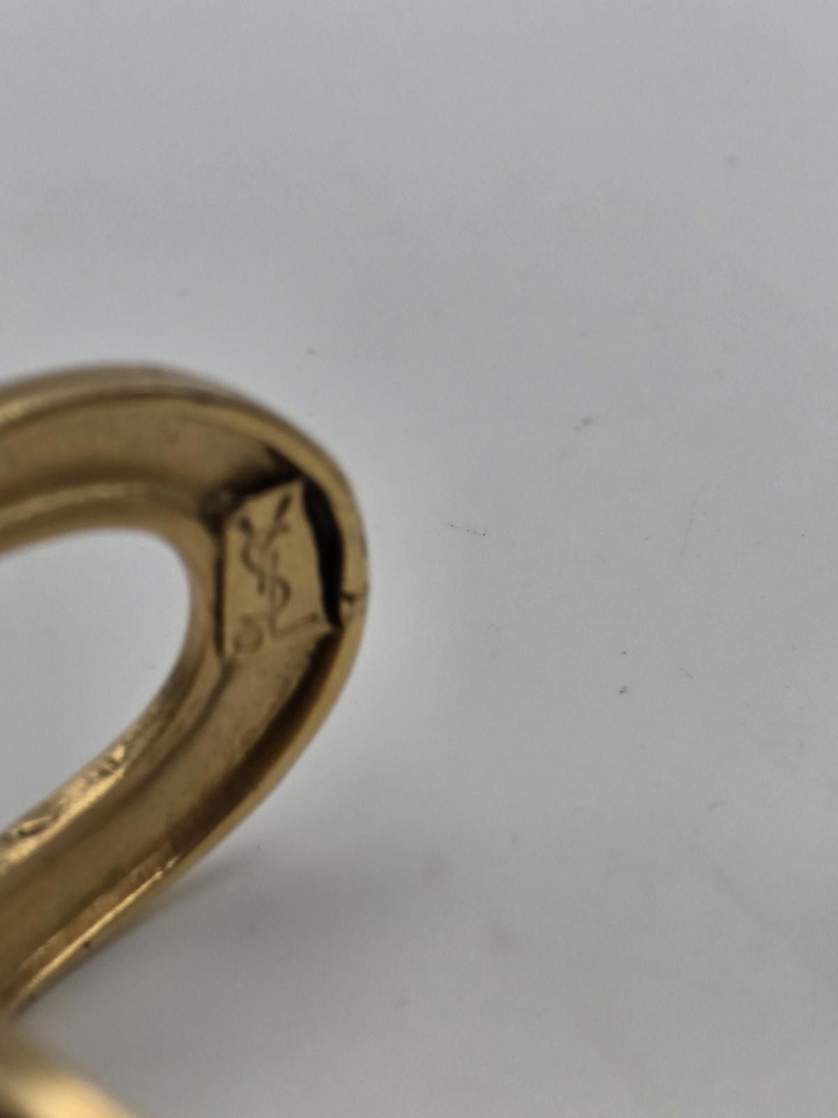 Yves Saint Laurent Yves Saunt Laurent Golden Loop Bangle Size ONE SIZE - 2 Thumbnail
