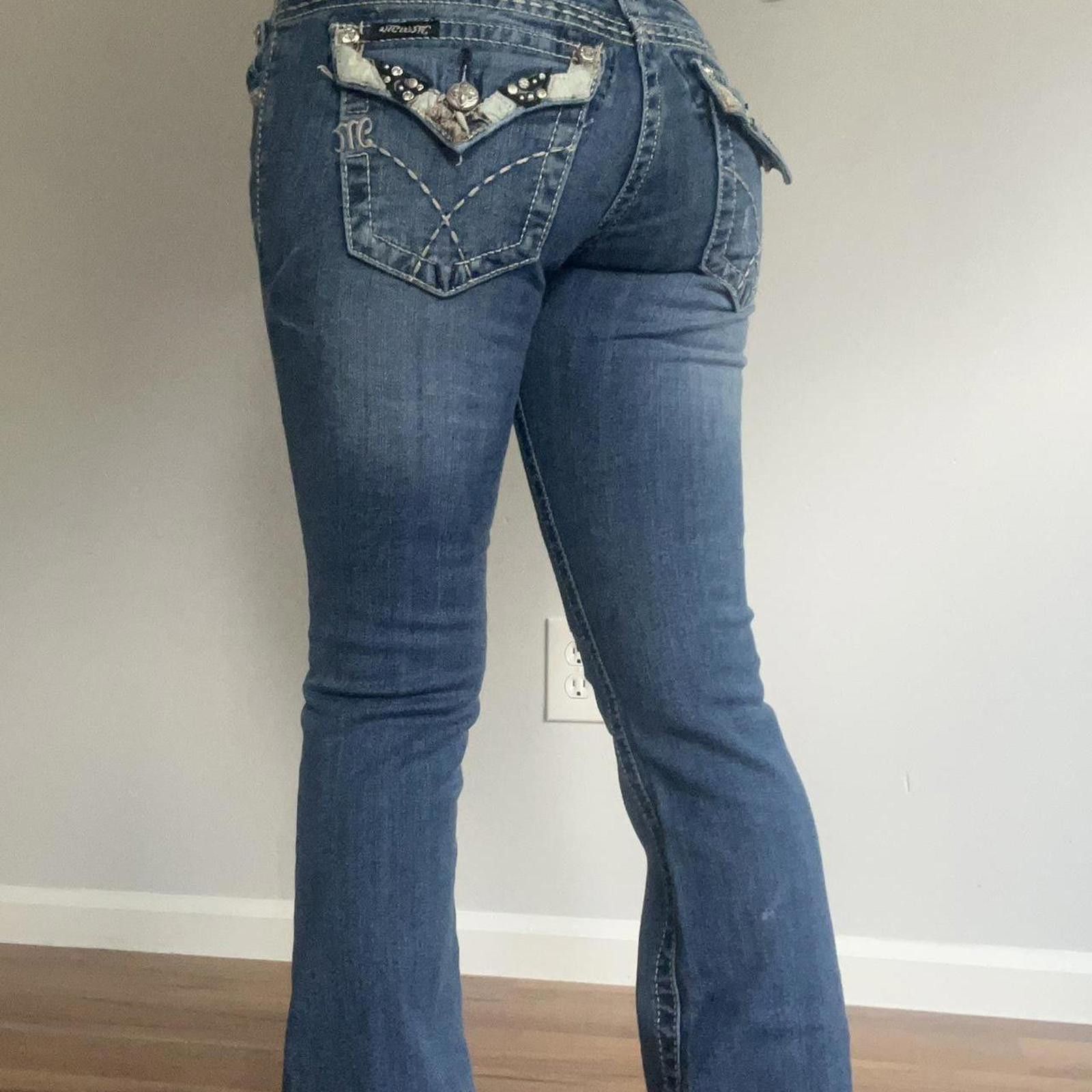 Other Low rise flare jeans with a distressed faded look#flarejeans Size 42" / US 20 - 1 Thumbnail