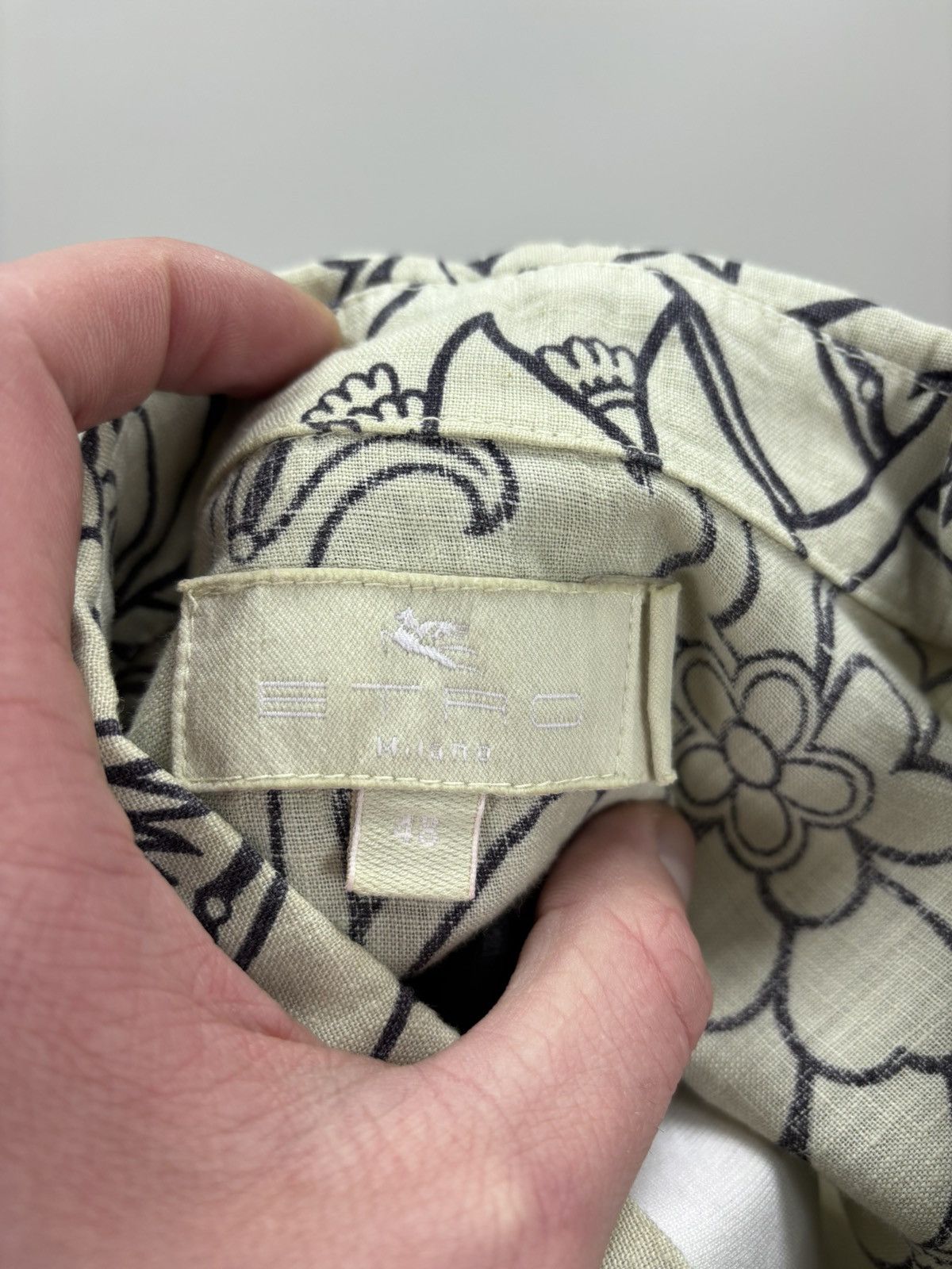 Etro Womens linen shirt ETRO Size 48 Color Multicolor Size XL / US 12-14 / IT 48-50 - 11 Thumbnail