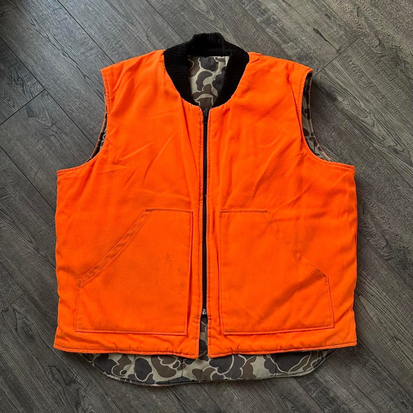 Vintage Vintage 70s 80s Camo Reversible Walls Blizzard Hunting Vest Size US XL / EU 56 / 4 - 5 Thumbnail