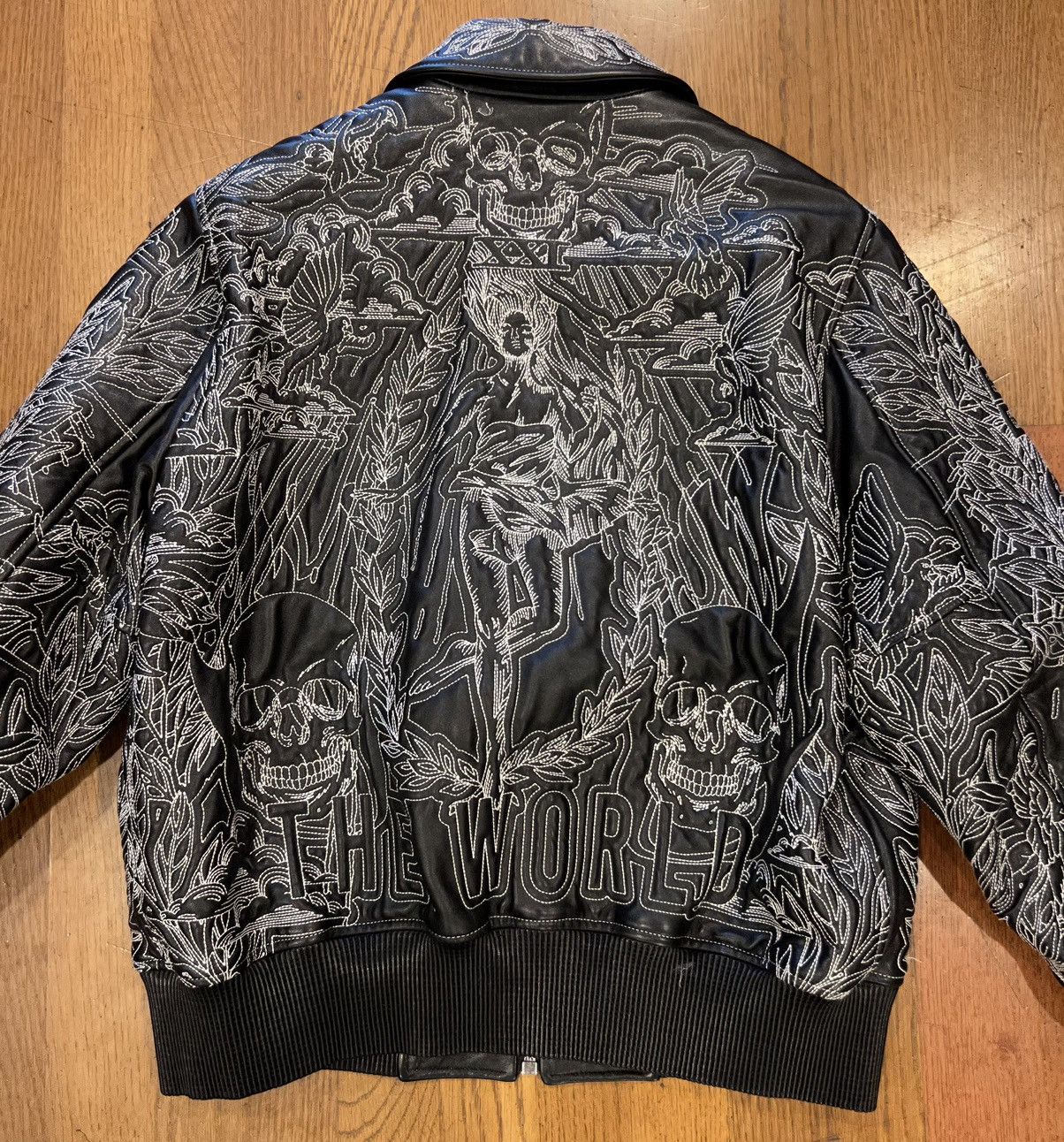 Givenchy Givenchy Embroidered Leather Jacket Size US M / EU 48-50 / 2 - 4 Thumbnail