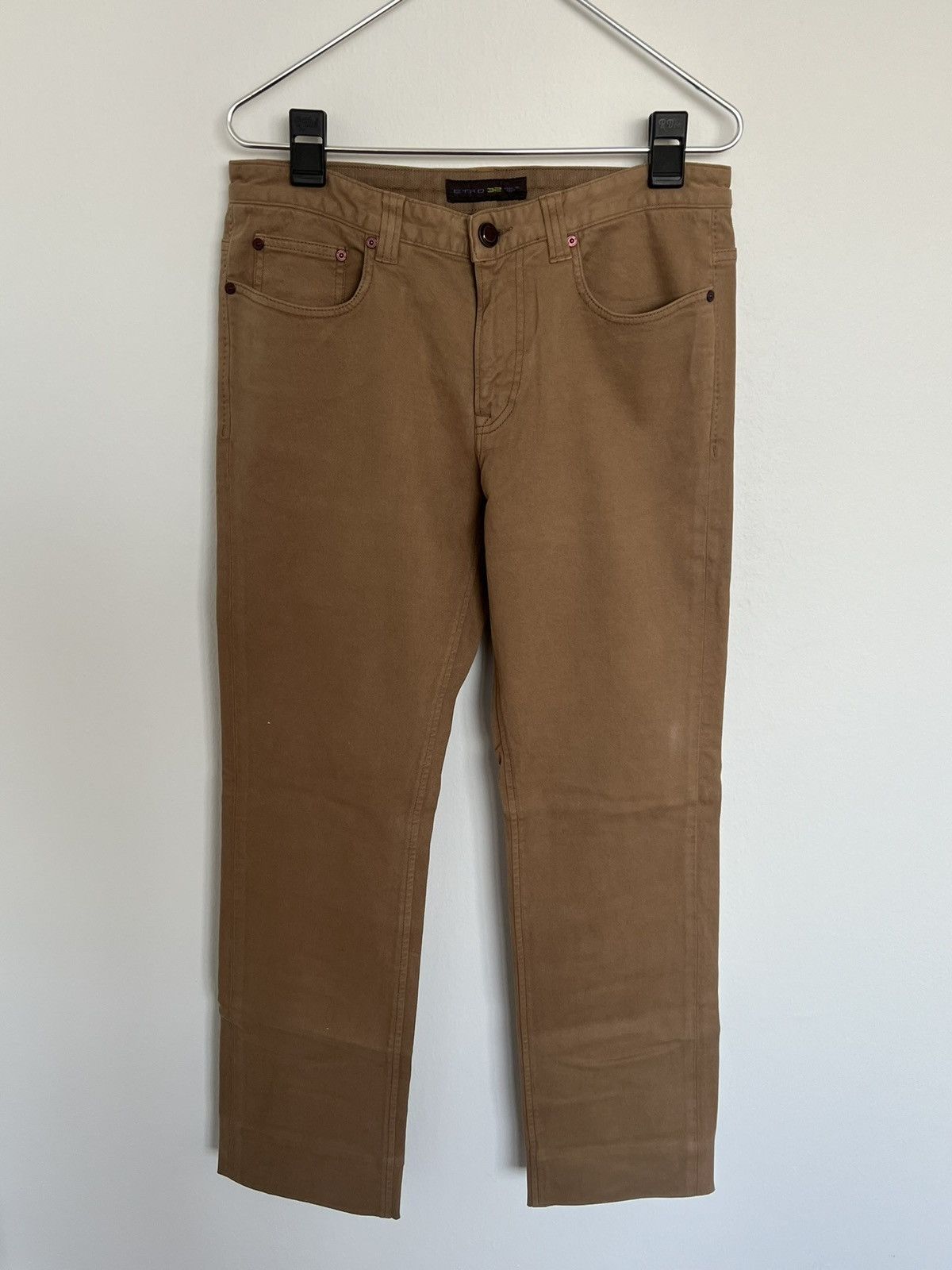 Etro Etro Brown Denim Jeans Size US 32 / EU 48 - 1 Thumbnail