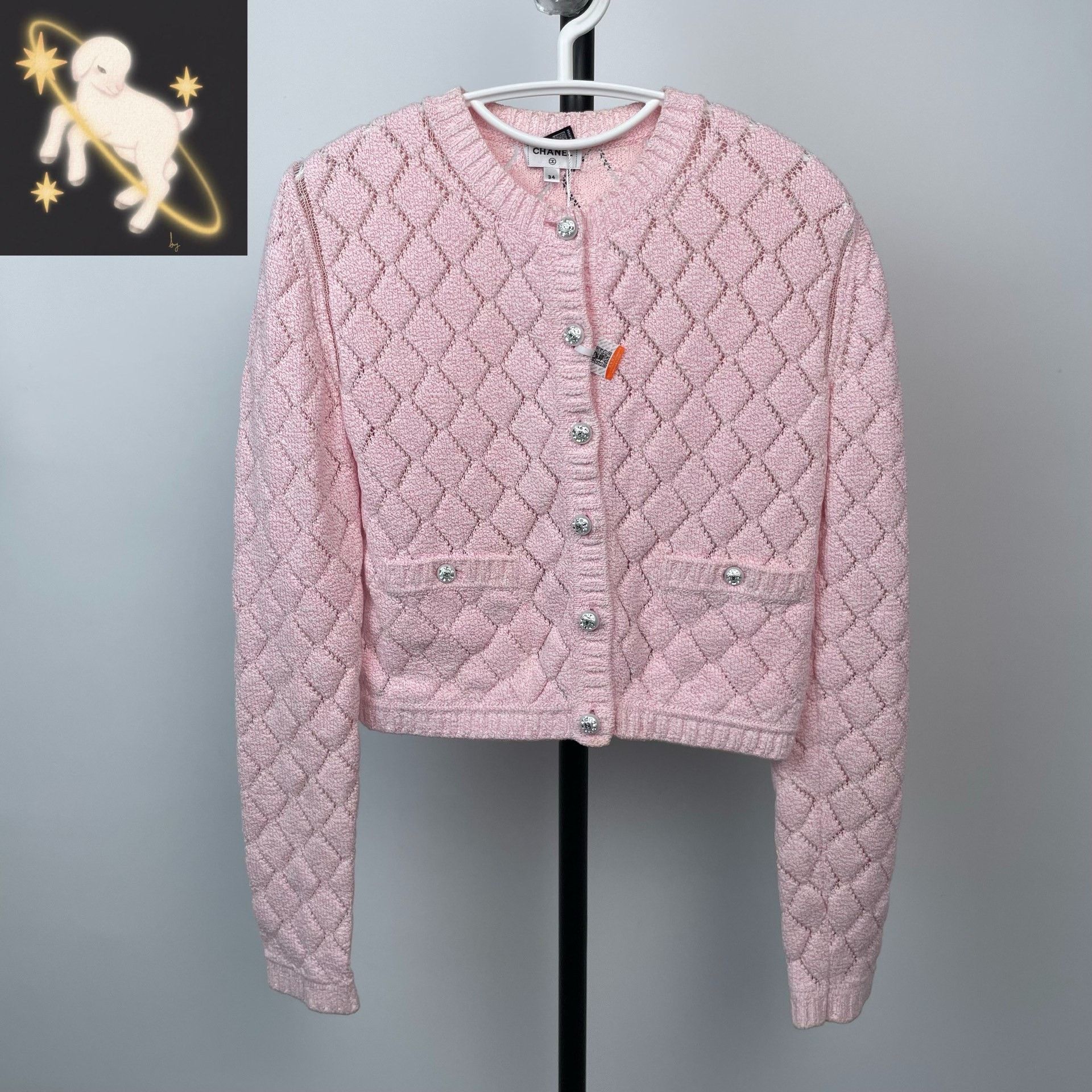 Chanel Chanel Pink Sweater S Women Size S / US 4 / IT 40 - 1 Thumbnail