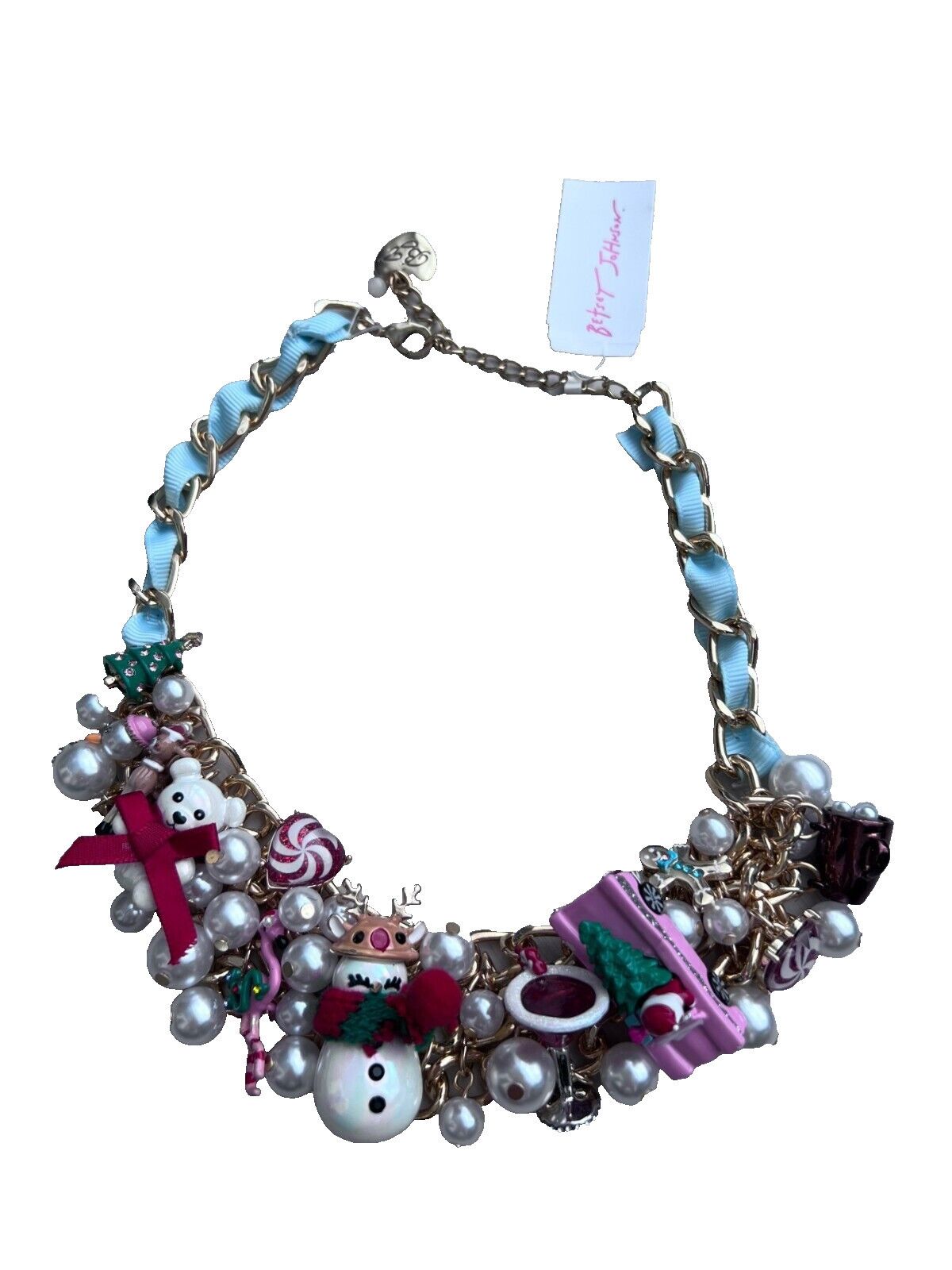 Betsey Johnson Betsey Johnson Christmas Bling Charm Bauble Bib Necklace Size ONE SIZE - 3 Thumbnail