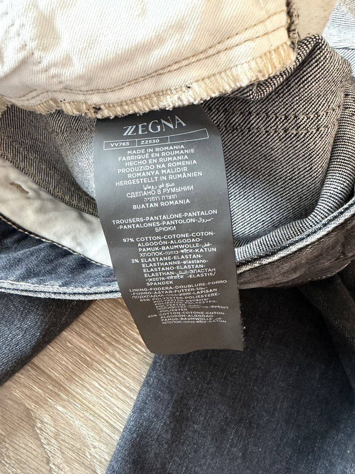 Z Zegna Z Zegna Organic Cotton Dark Jeans Slim Made in Romania 32x32 Size US 32 / EU 48 - 5 Thumbnail