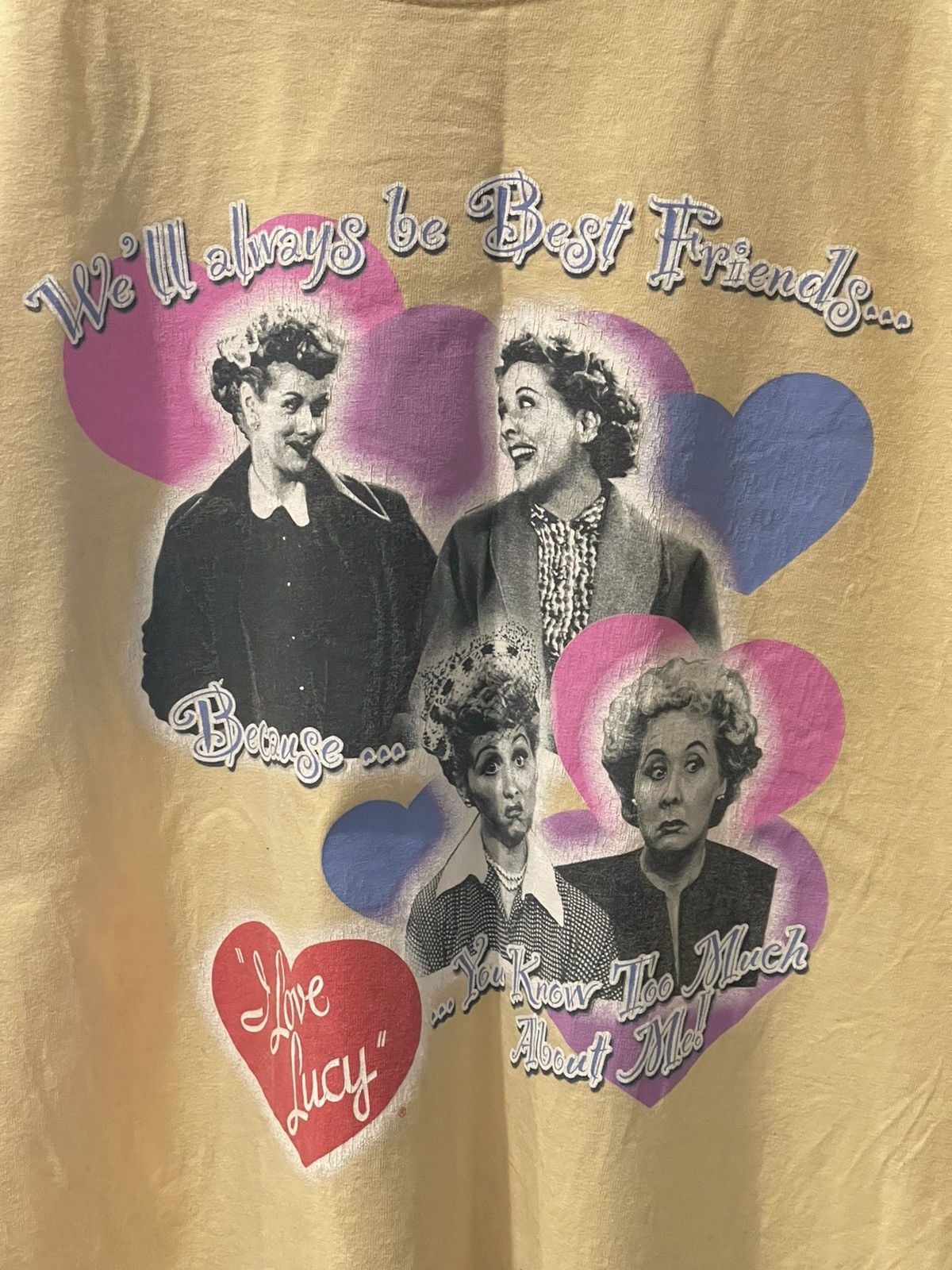 Vintage Vintage Y2K I Love Lucy “Best Friends” TV Show Shirt Large Size US L / EU 52-54 / 3 - 2 Thumbnail