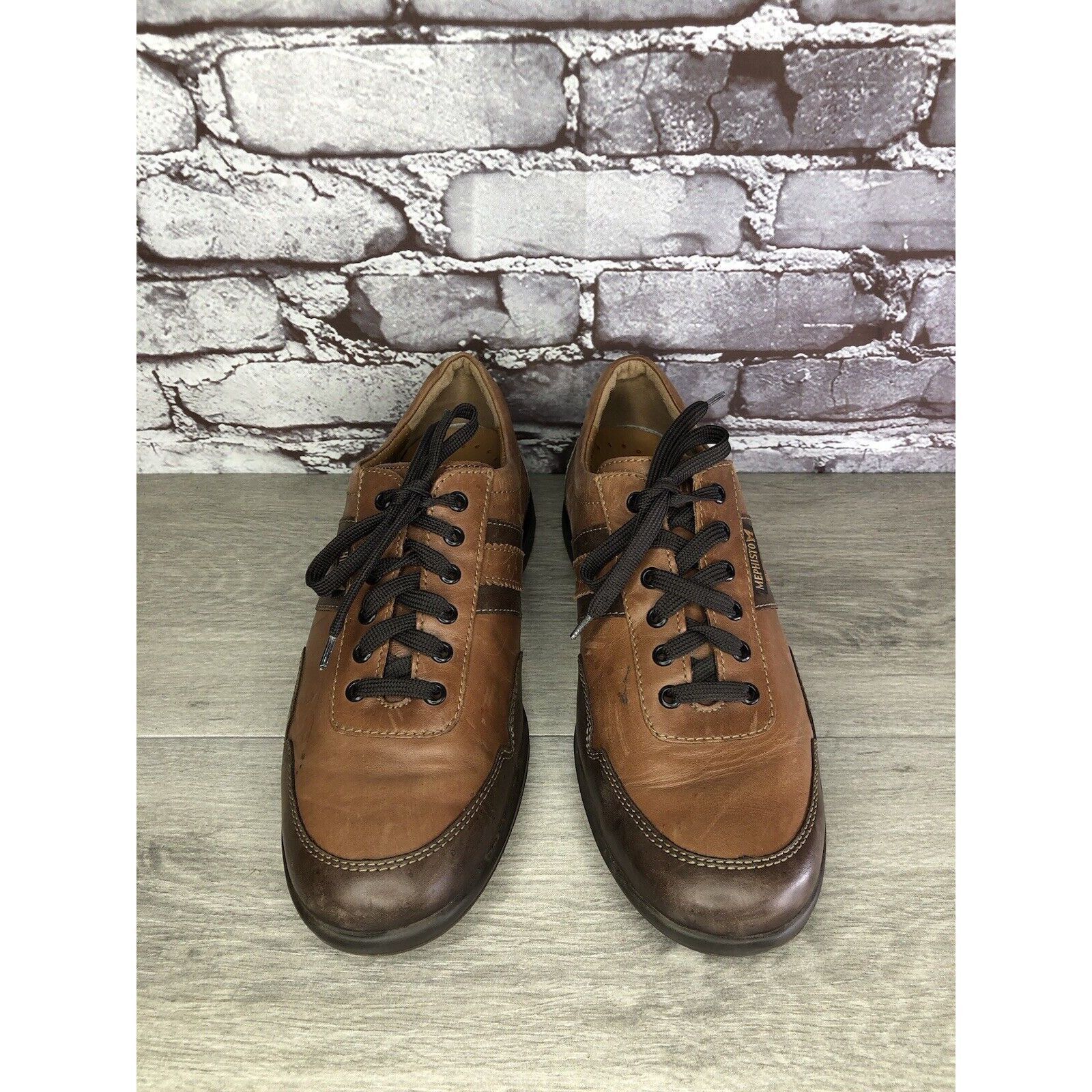 Mephisto Mephisto Air Jet Leather Brown Leather Driving Sneakers Shoe Size US 9 / EU 42 - 19 Thumbnail