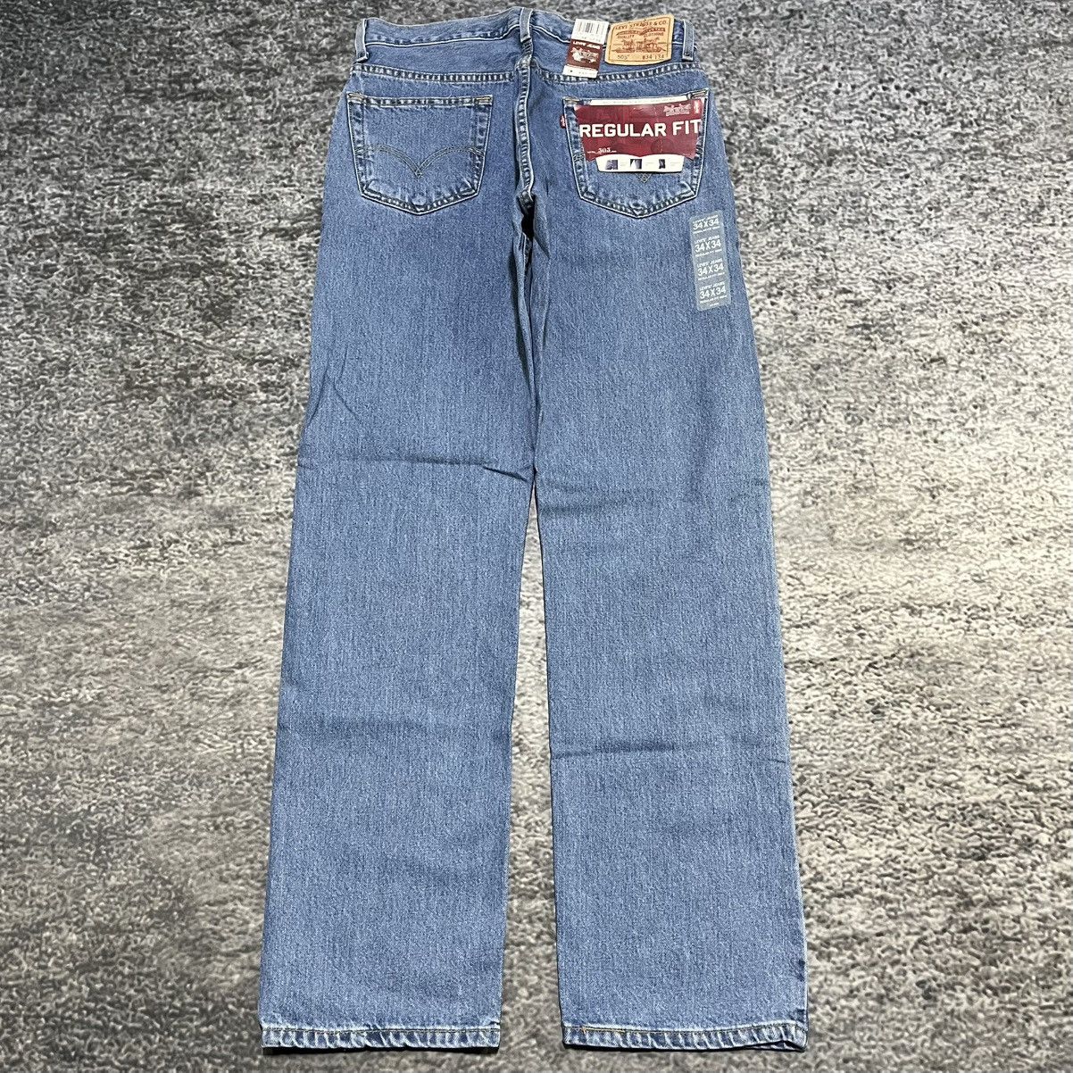 Levi's Vintage Levi's 505 Jeans 2000s Straight Regular Fit 34x34 Size US 34 / EU 50 - 1 Thumbnail