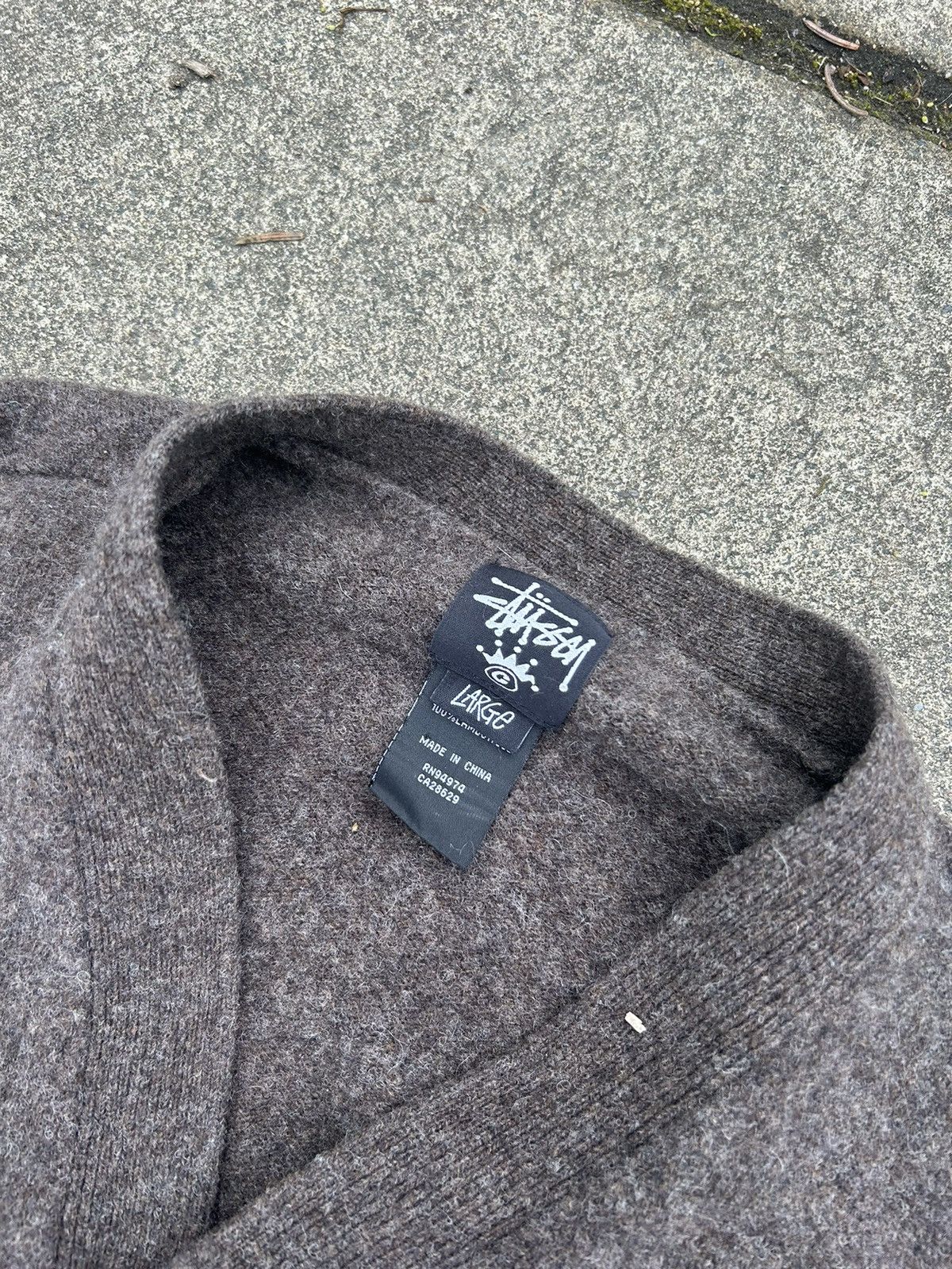 Stussy STUSSY Brown Cardigan Size S / US 4 / IT 40 - 3 Thumbnail