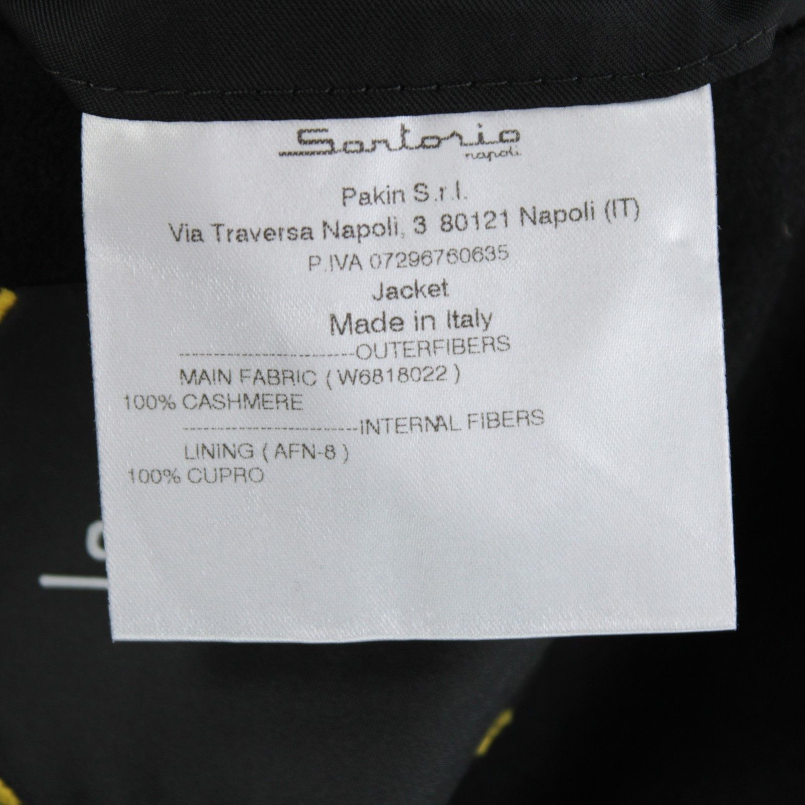 SARTORIO Sartorio Sport Coat Size 44 Long US in Black Size 44R - 8 Thumbnail