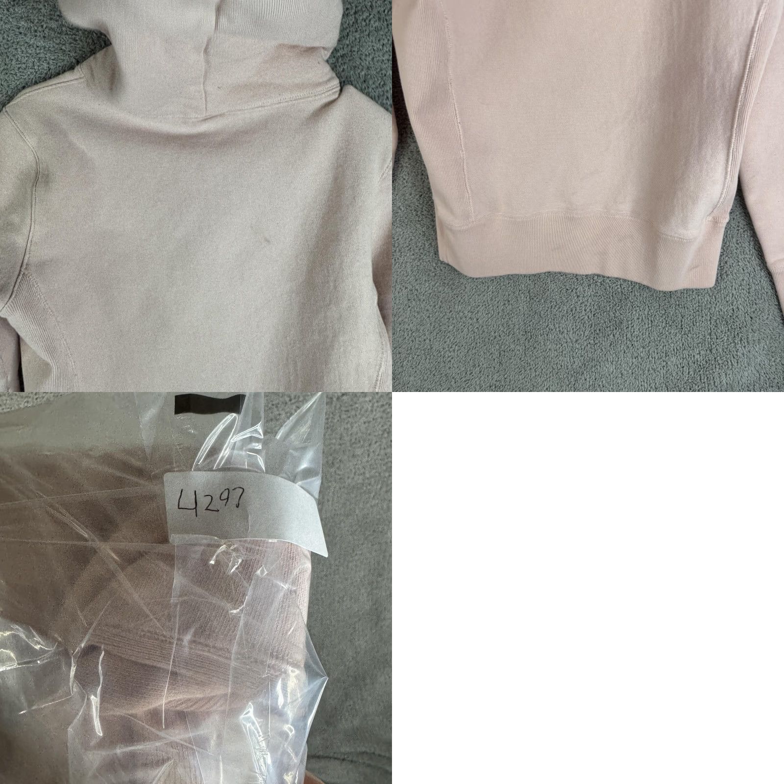 Champion Champion Hoodie Mens Medium Pink Reverse Weave Fleece Pullover Logo Sweatshirt Size US M / EU 48-50 / 2 - 9 Thumbnail