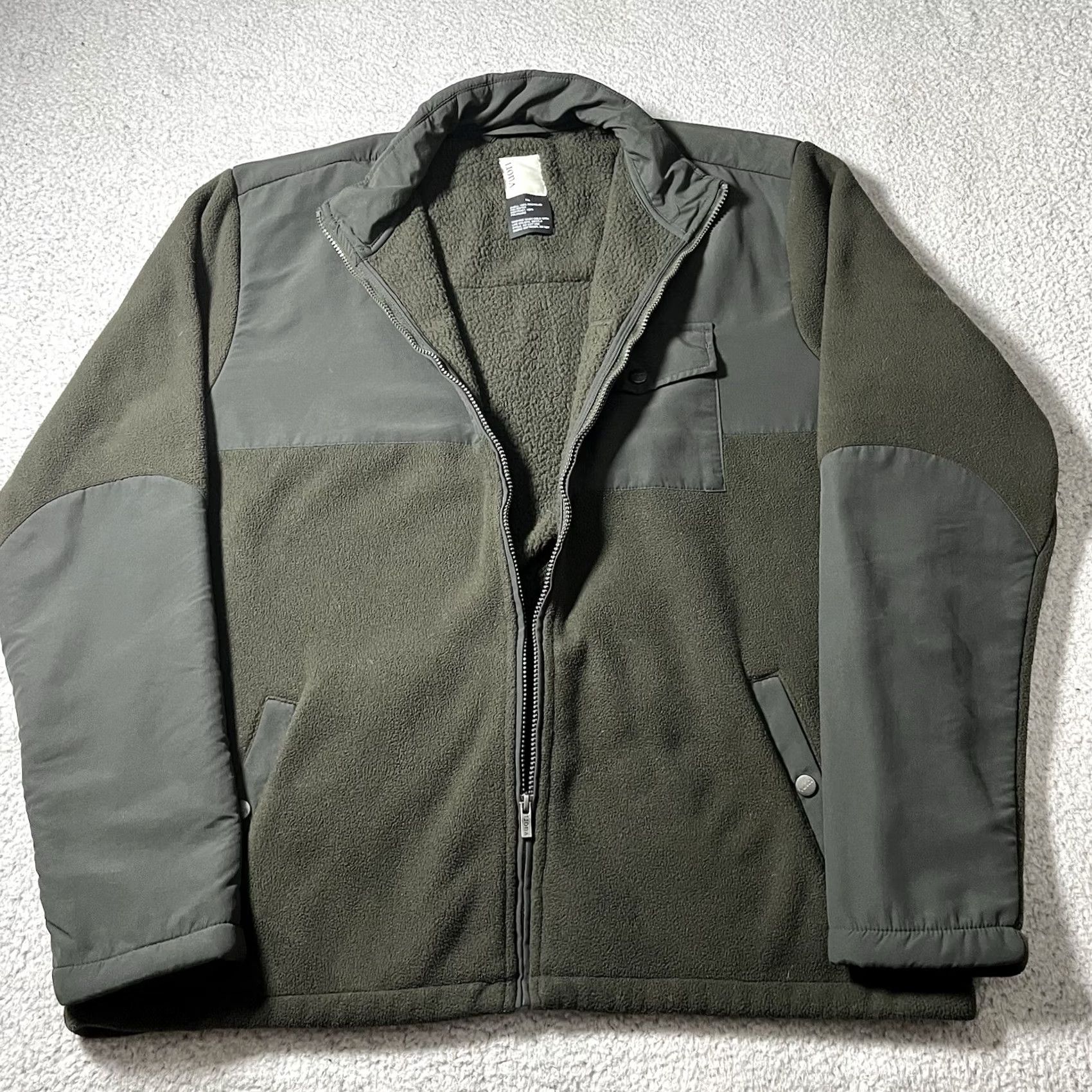 Vuori Vuori Jacket Mens 2XL Green Fleece Morrow Sherpa Full Zip Outdoor Performance Size US XXL / EU 58 / 5 - 2 Thumbnail