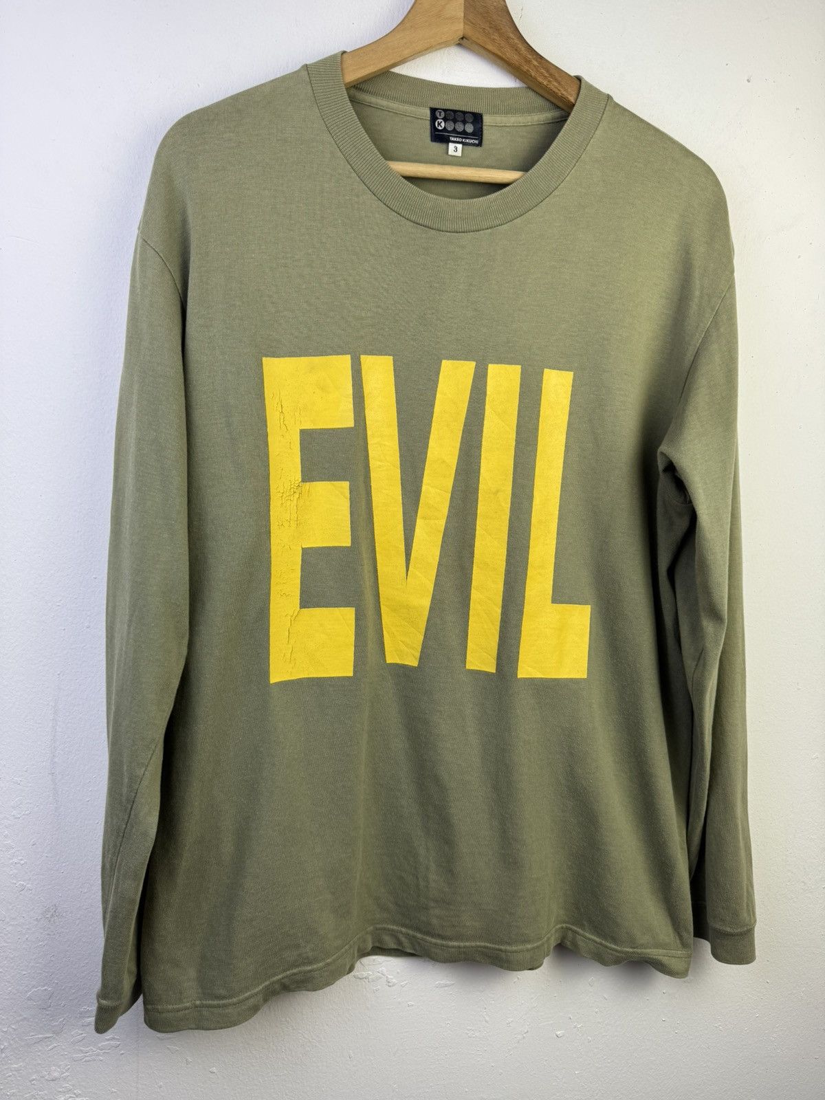 Takeo Kikuchi Takeo Kikuchi EVIL long-sleeve t-shirt Size US M / EU 48-50 / 2 - 2 Thumbnail