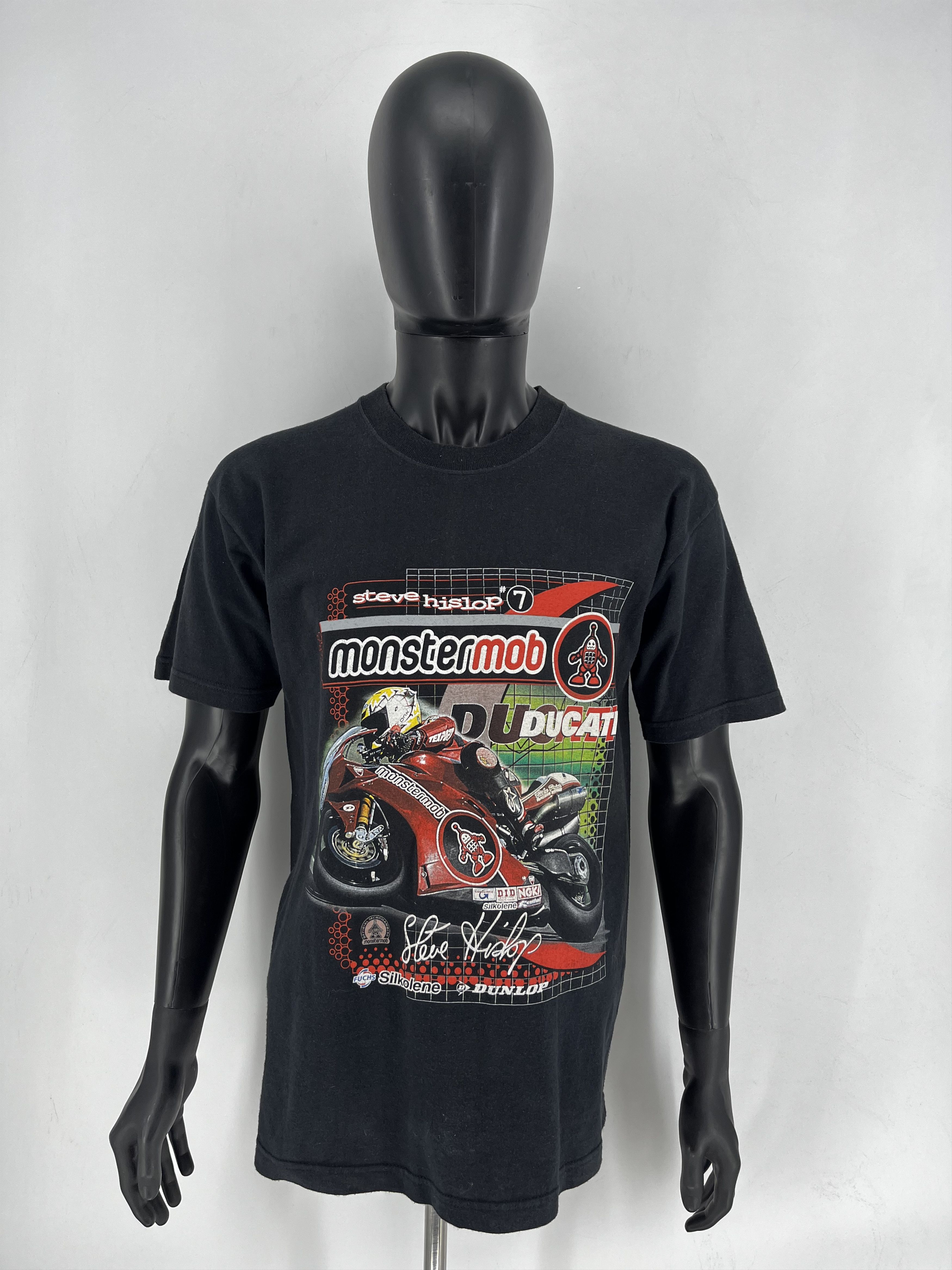 Ducati Vintage Ducati Steve Hislop Monster Mob UK Superbike RacingM Size US M / EU 48-50 / 2 - 2 Thumbnail