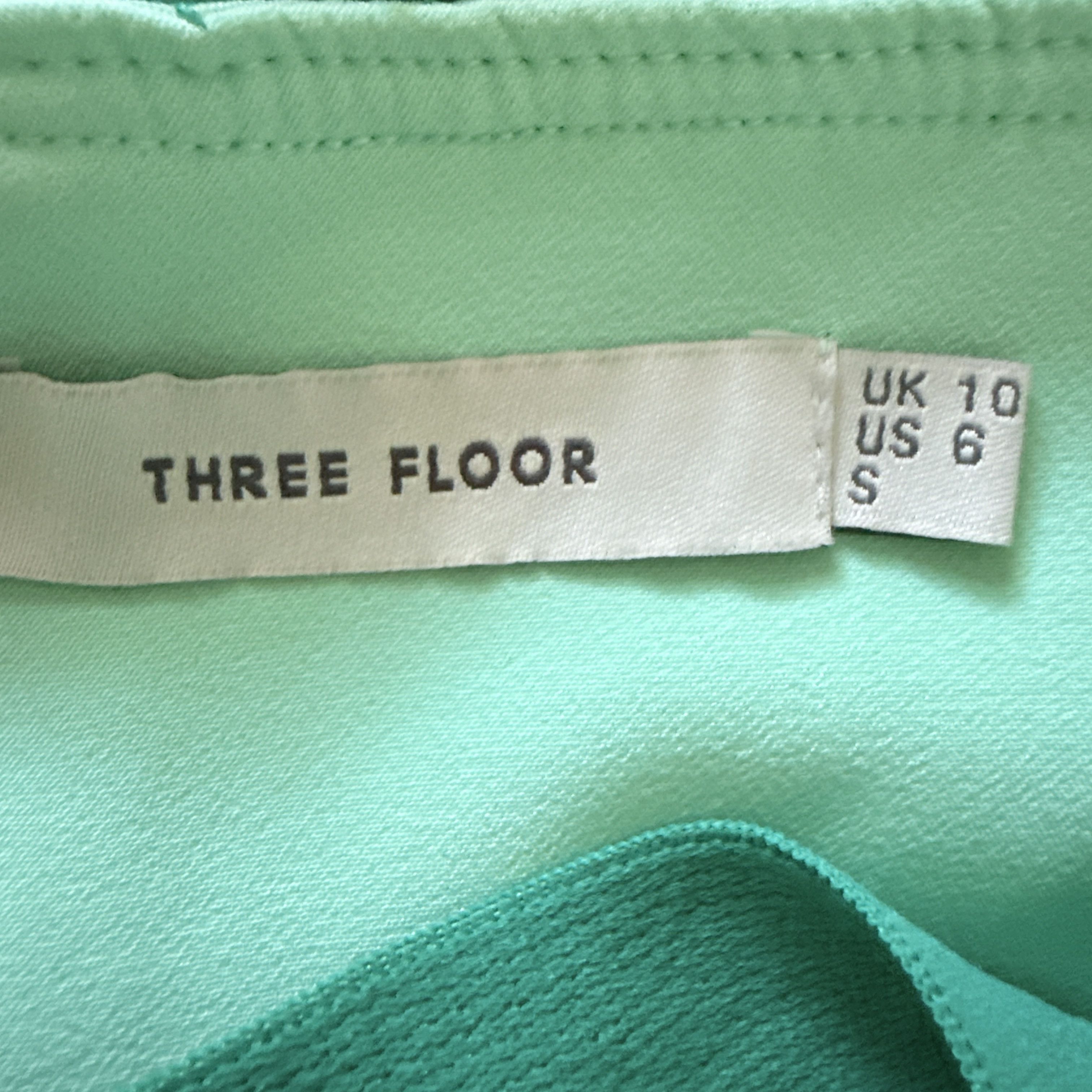 Other Three Floor Lace Is More Dress Jungle Celadon Exposed Zip Size M / US 6-8 / IT 42-44 - 6 Thumbnail