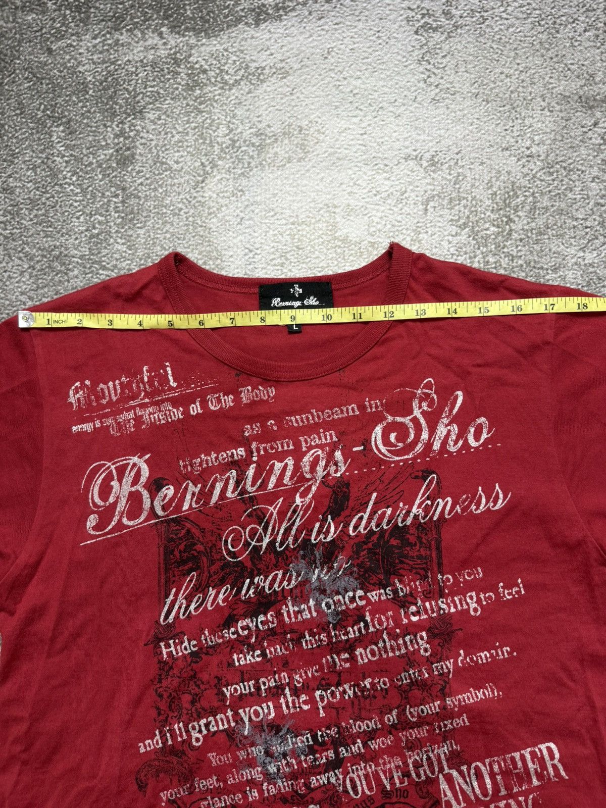 14th Addiction BERNINGS SHO CRAZY POEM SHIRT Size US M / EU 48-50 / 2 - 11 Thumbnail