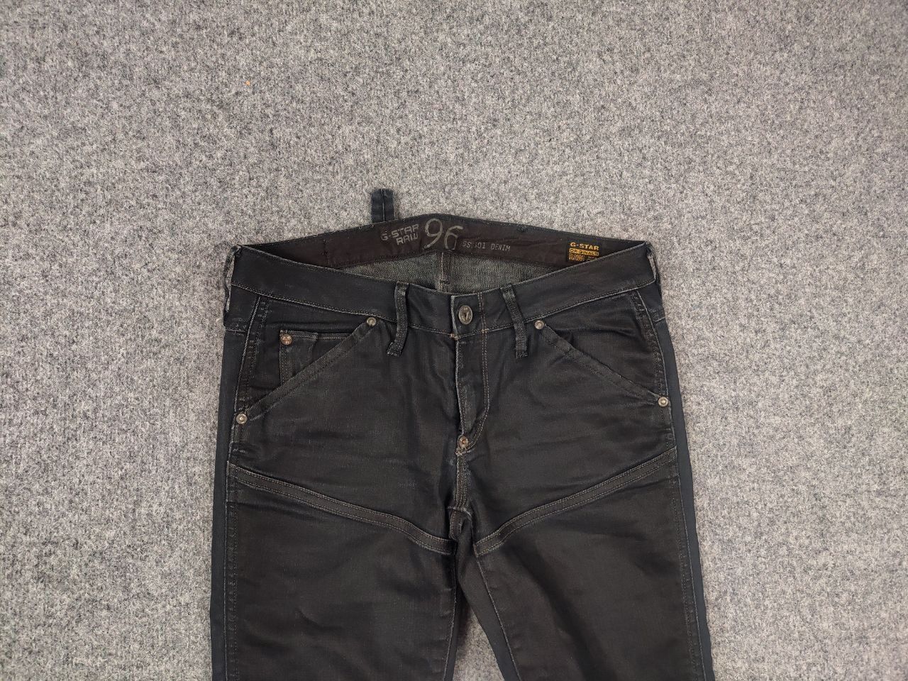 G-Star Vintage G-Star RAW 5620 Elwood Waxed Embro Jeans LGB Y2K Size US 29 - 6 Thumbnail
