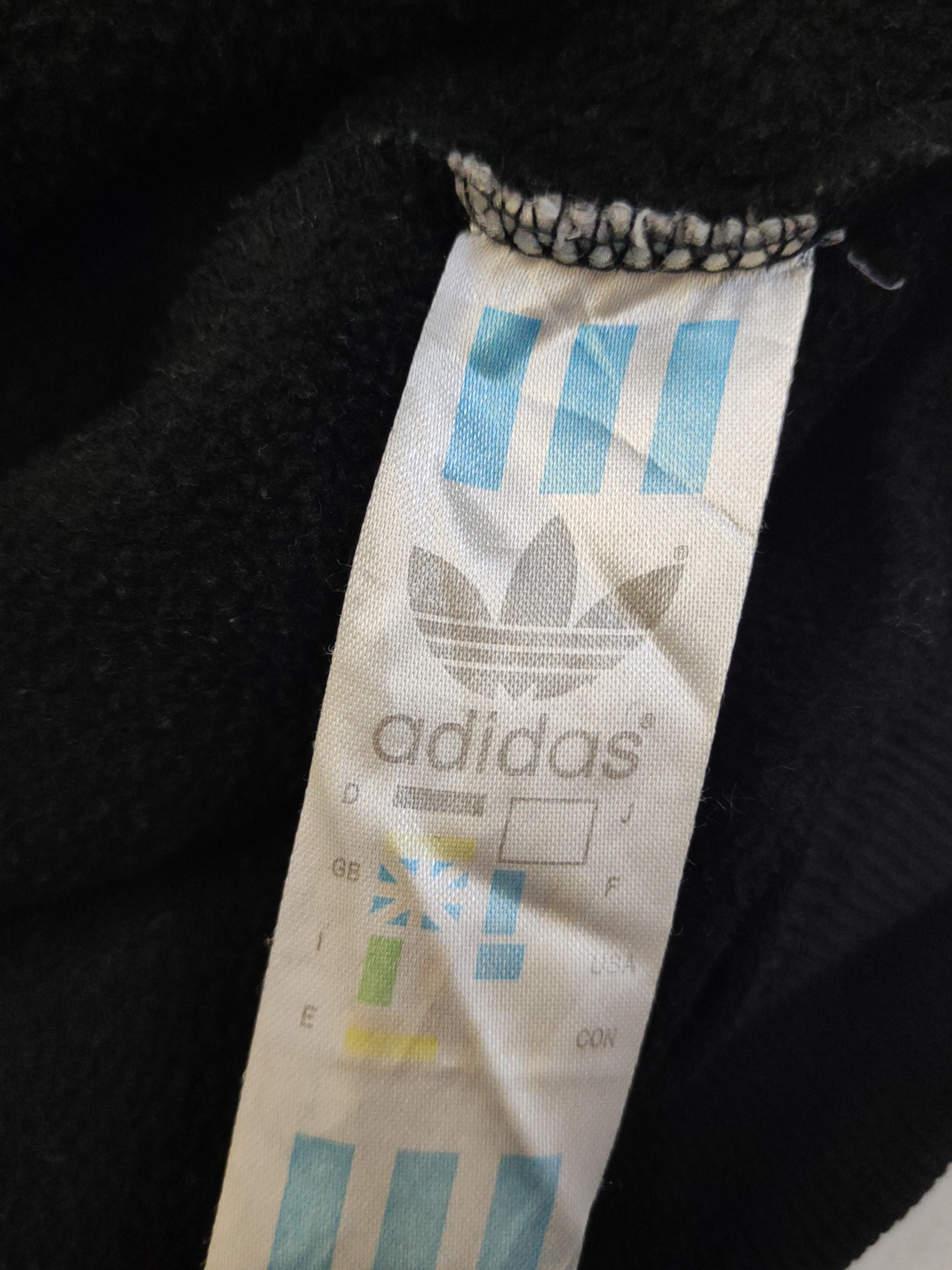 Adidas DL Adidas Vintage Black Hoodie Sweaters #S2804 Size US XL / EU 56 / 4 - 12 Thumbnail