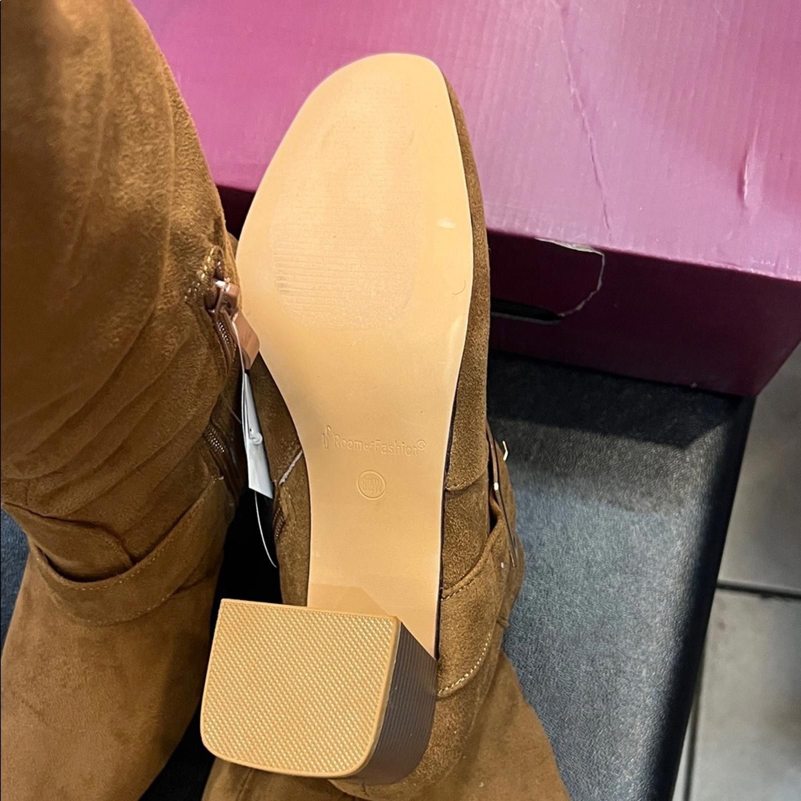 Other Brown Suede Knee-High Boots Size US 8.5 / IT 38.5 - 7 Thumbnail
