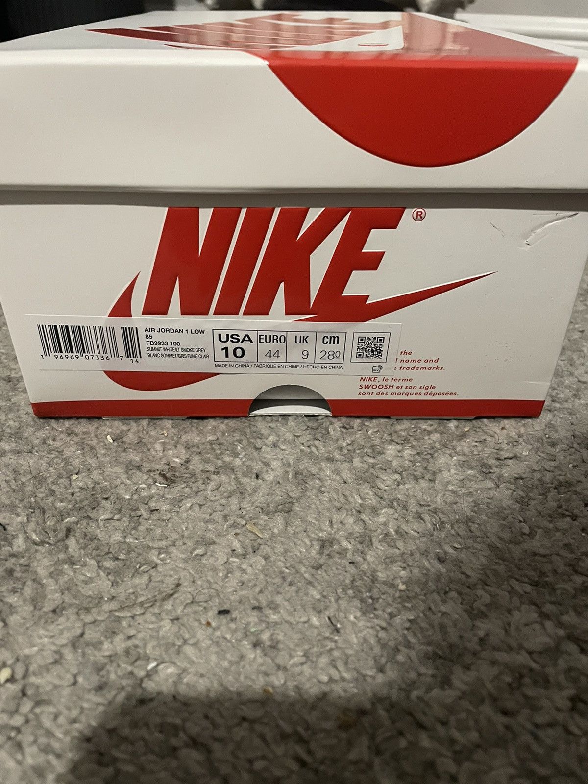 Jordan Brand jordan 1 low 85 neutral grey Size US 10 / EU 43 - 9 Thumbnail