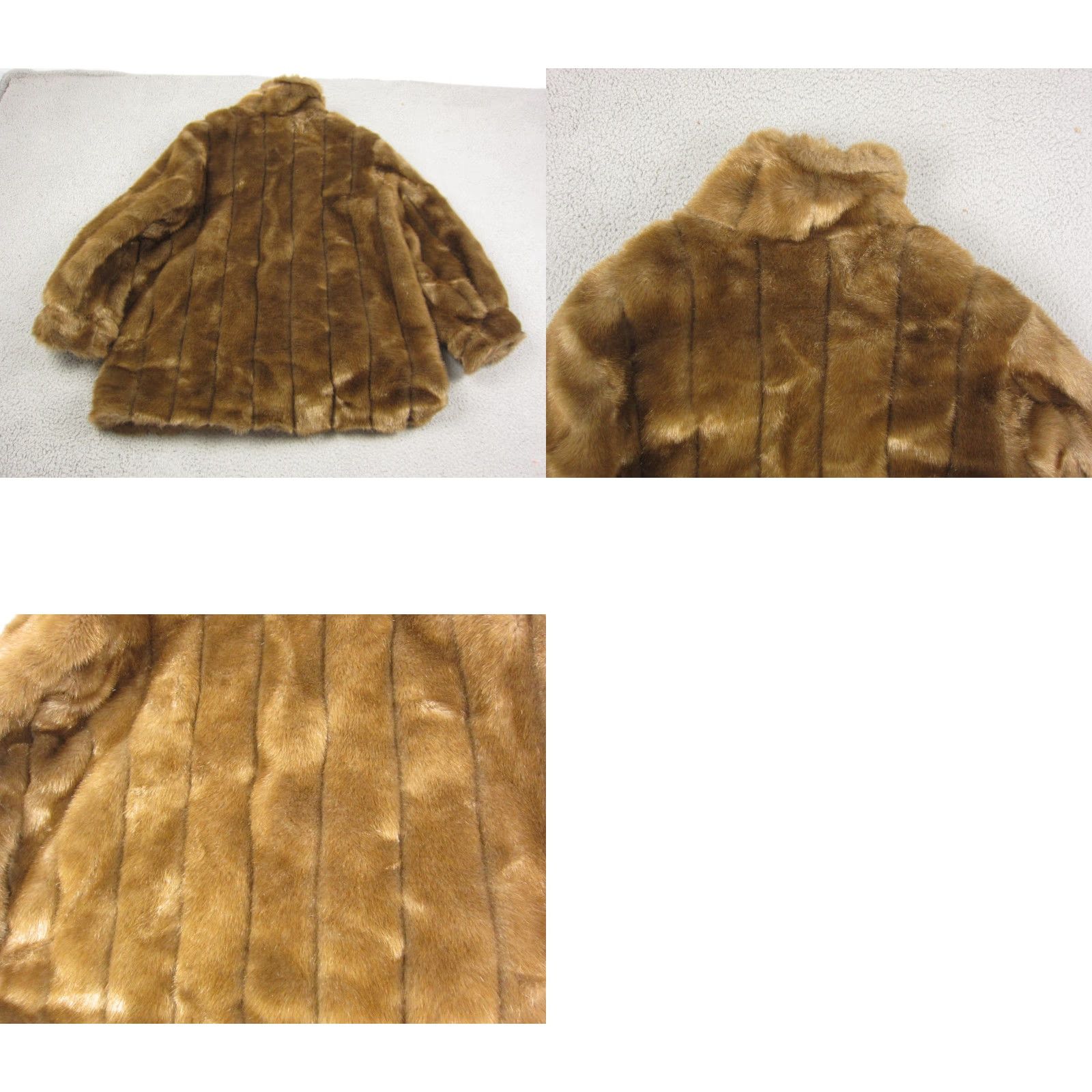 Vintage VINTAGE Dennis Basso Fur Coat Jacket Womens 1X Plus Brown Full Zip Winter 70s Size XL / US 12-14 / IT 48-50 - 10 Thumbnail