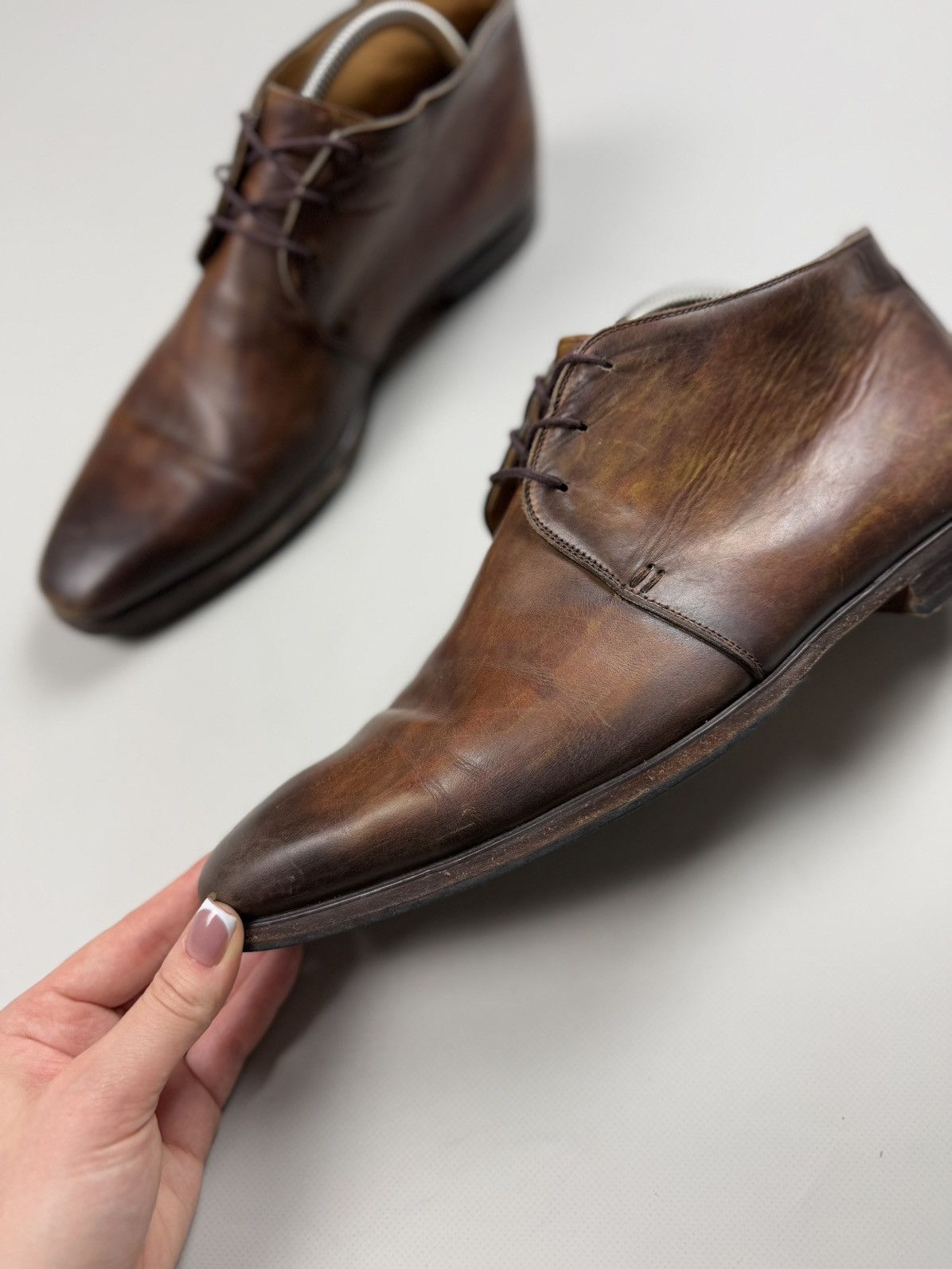 Magnanni Magnanni Men’s Leather Chukka Boots Shoes Size 41 / US 8 Size US 8 / EU 41 - 18 Thumbnail