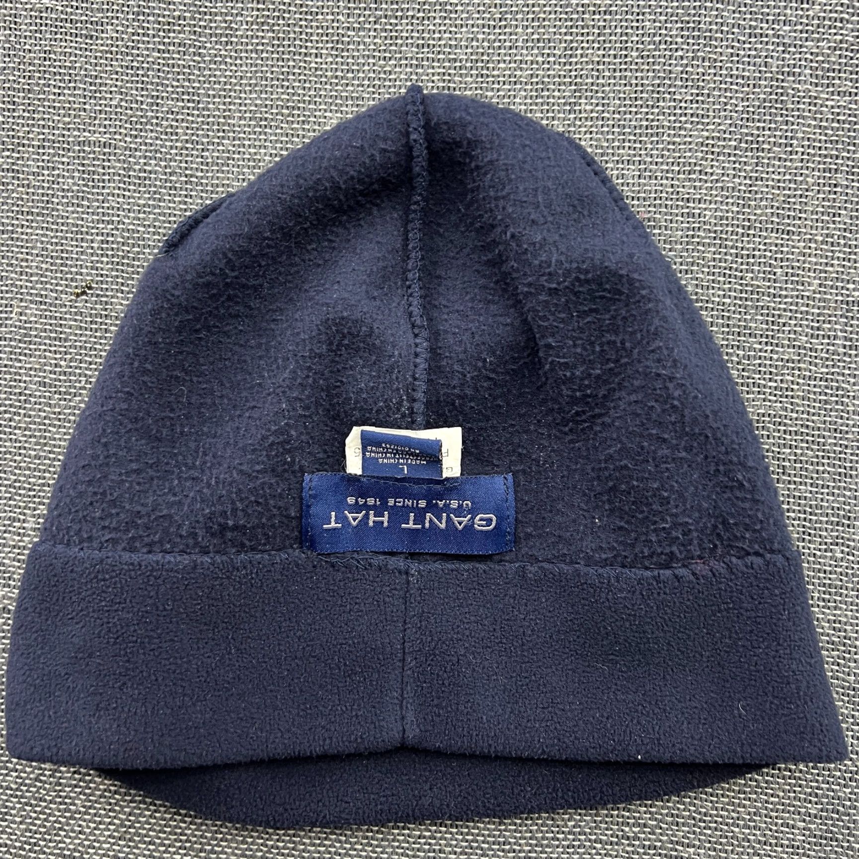 Gant VINTAGE GANT USA Fleece Beanie Hat Large Blue Skull Cap Beanie Mens Womens Unisex Adults Blue Skull Cap Fossil? Size US L / EU 52-54 / 3 - 4 Thumbnail