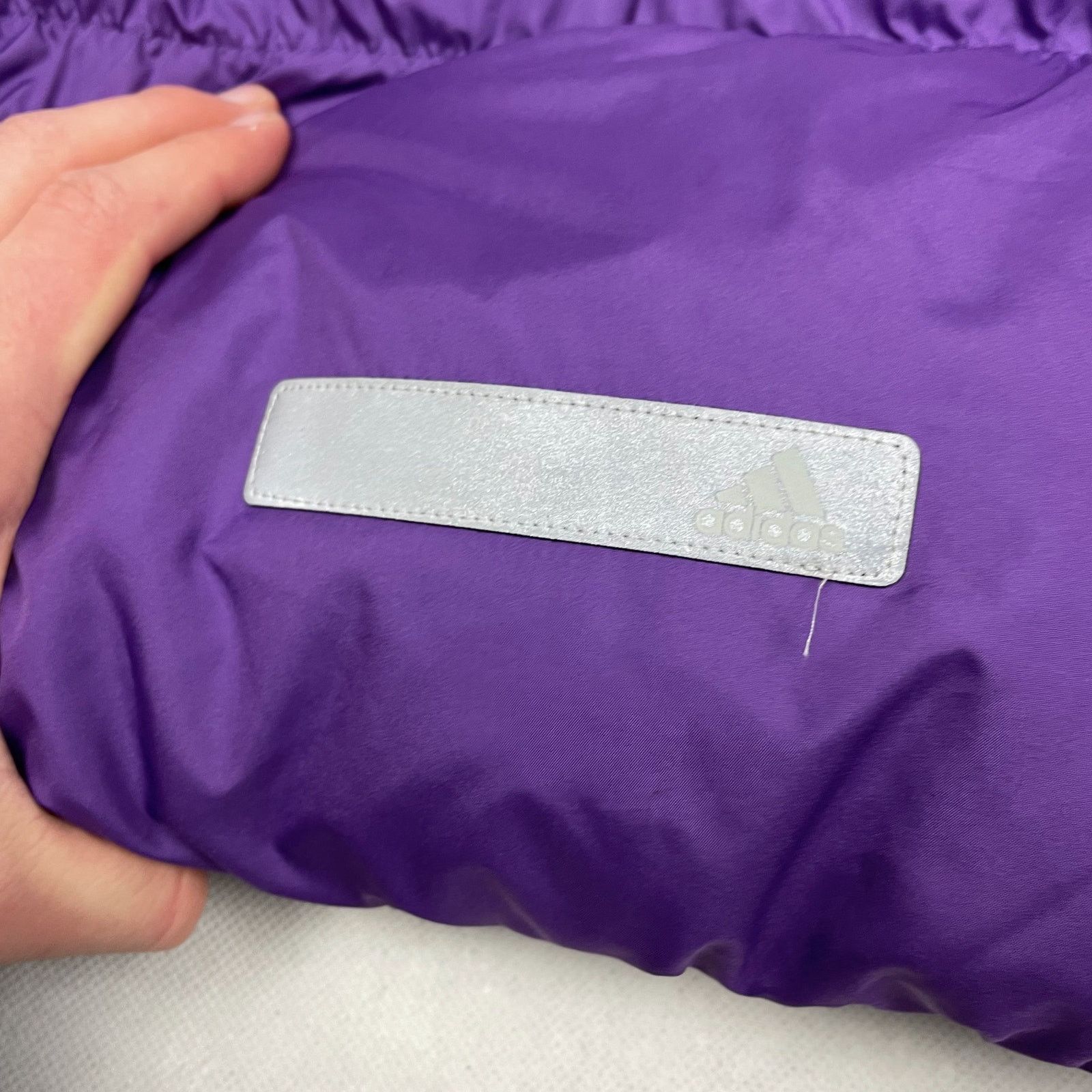Adidas × Vintage Adidas Purple Long Sleeve Full Zip Puffer Jacket Medium Size M / US 6-8 / IT 42-44 - 11 Thumbnail