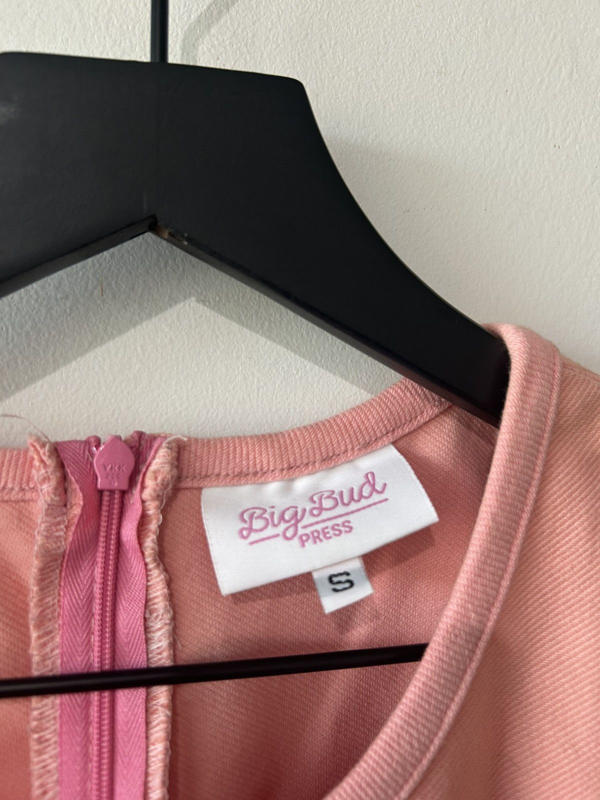 Big Bud Press × Vintage BIG BUD PRESS | Pink Jumper Dress | Size Small Size S / US 4 / IT 40 - 3 Thumbnail