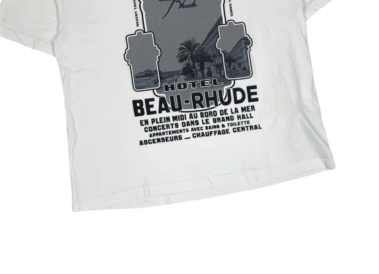 Rhude Rhude Off-White Hotel Print T-shirt J31 Size US L / EU 52-54 / 3 - 4 Thumbnail