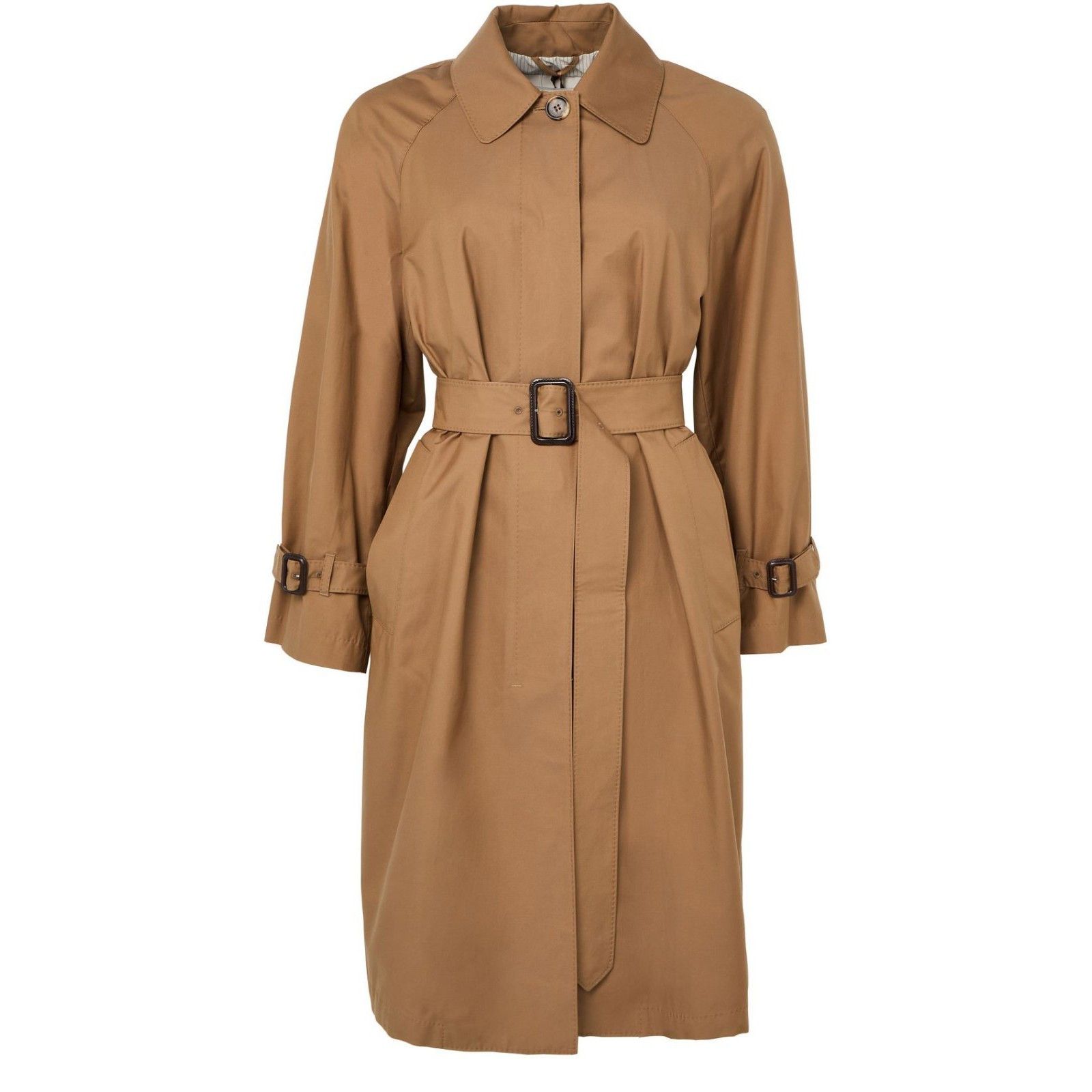Max Mara MAX MARA LEGNO BIONDO Belted Trench Coat New & Authentic (Wo Size S / US 4 / IT 40 - 1 Thumbnail