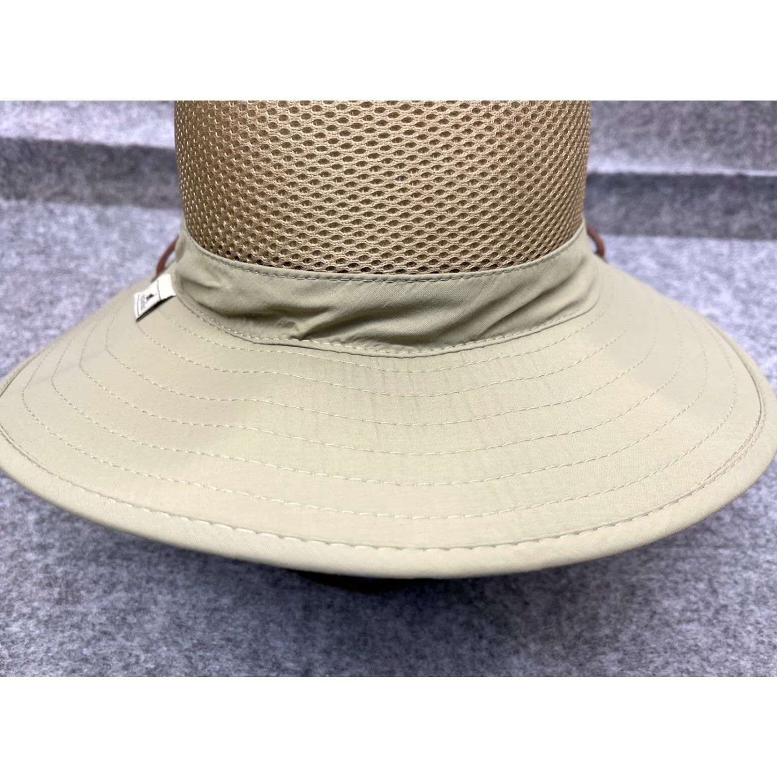 Vintage Elysiumland Bucket Hat Adult One Size Green Nylon Lightweight Adjustable for Fishing Camping Outdoor Mens Size ONE SIZE - 3 Thumbnail