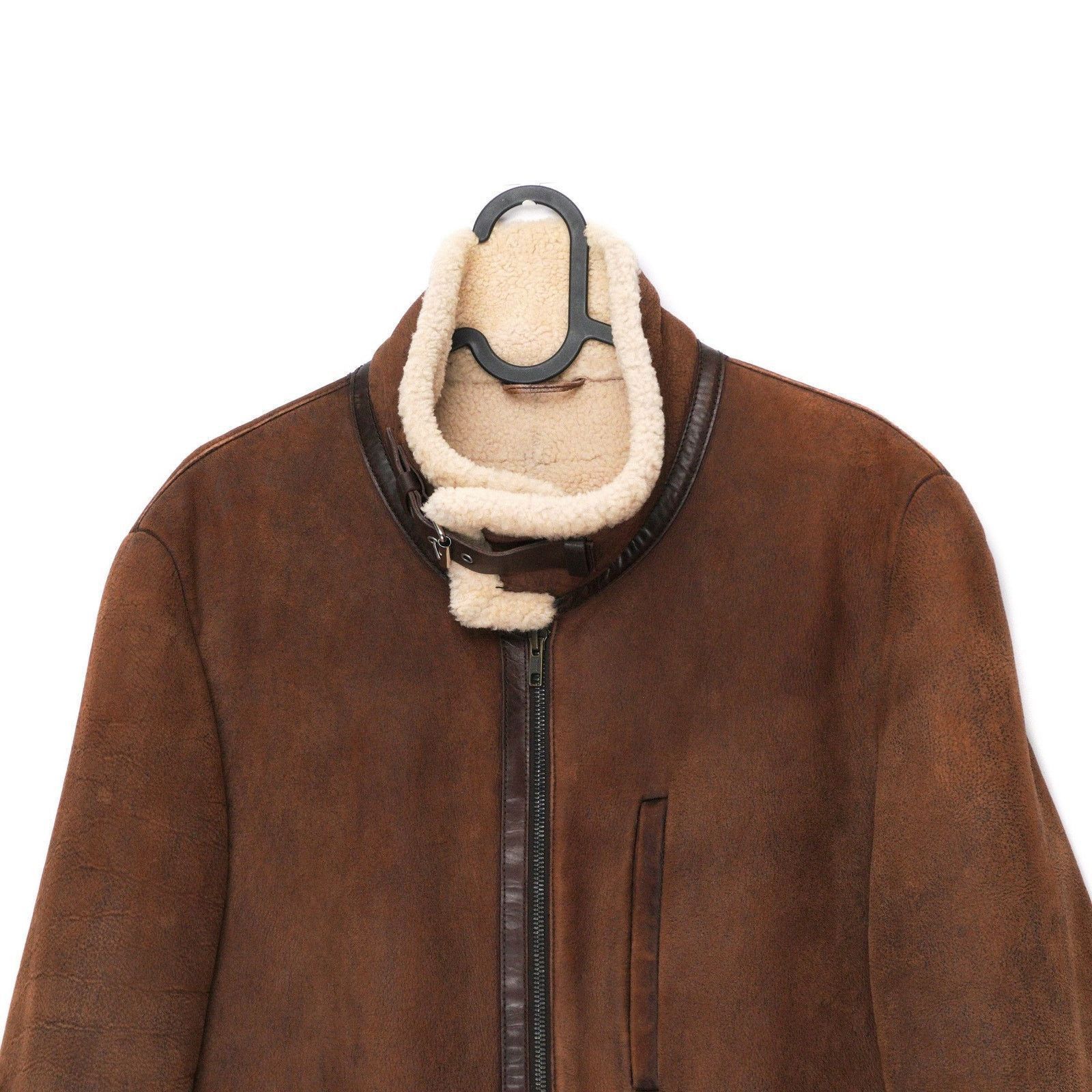 Jil Sander Archive Jil Sander Raf Simons Leather Shearling Coat Jacket Size US M / EU 48-50 / 2 - 3 Thumbnail