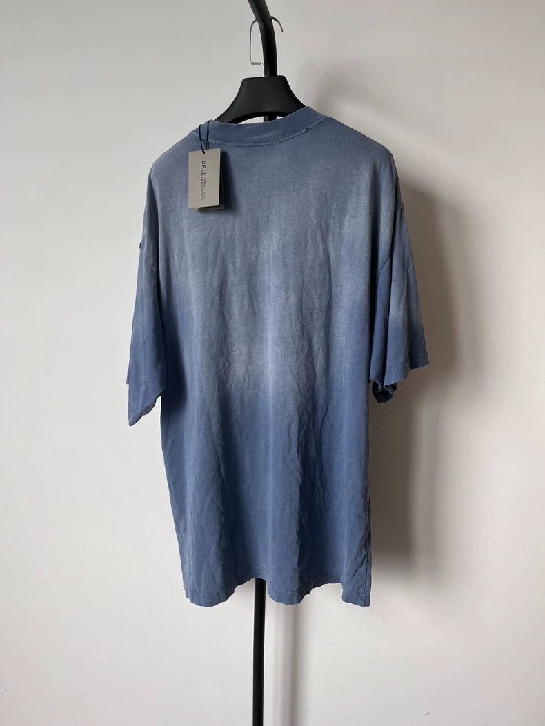 Balenciaga Balenciaga Monogrammed crewneck pullover short sleeve T-sh Size US L / EU 52-54 / 3 - 2 Thumbnail