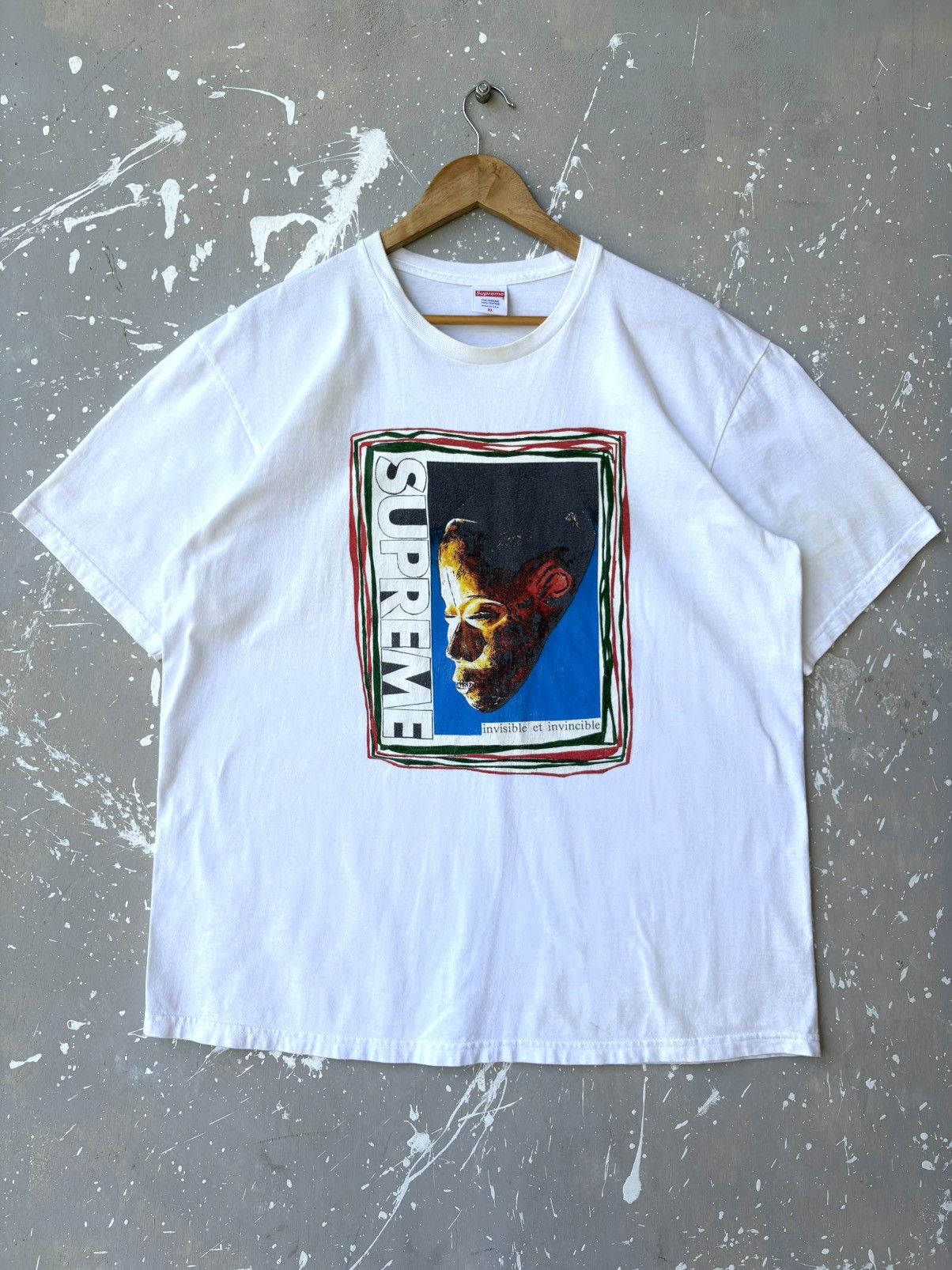 Supreme Supreme Mask Tee in White SS22 Collection Size US XL / EU 56 / 4 - 1 Thumbnail