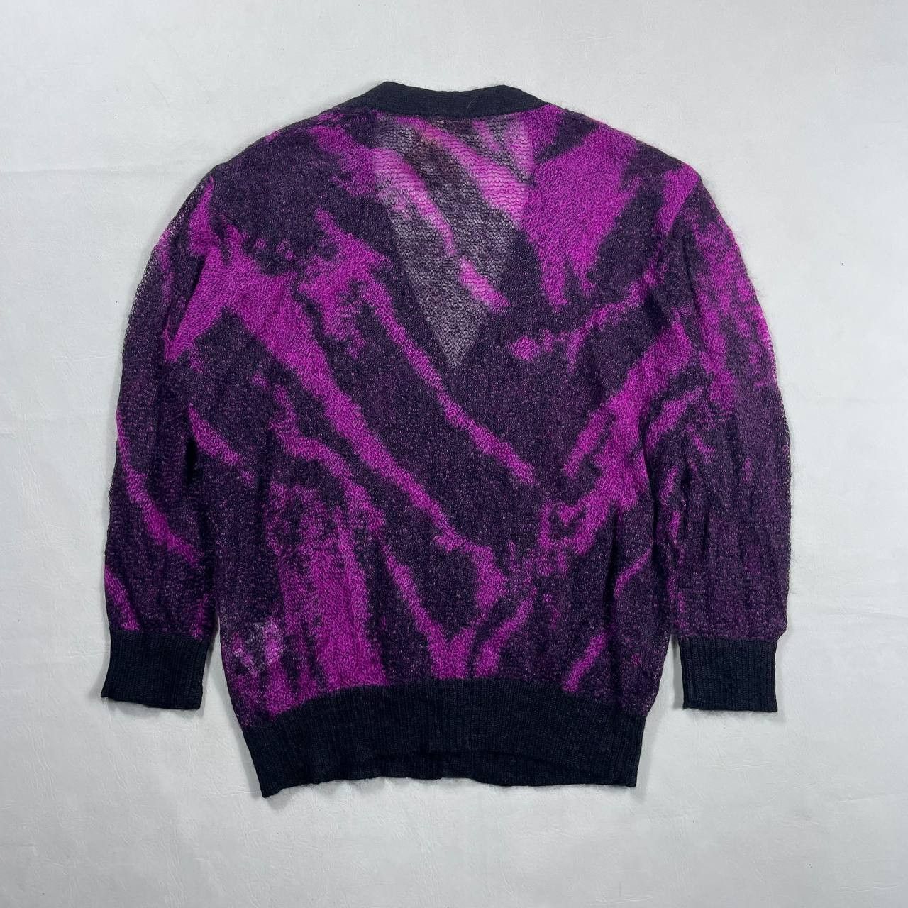 No. 21 No 21 MOHAIR ZEBRA PRINTED CARDIGAN Size M / US 6-8 / IT 42-44 - 6 Thumbnail