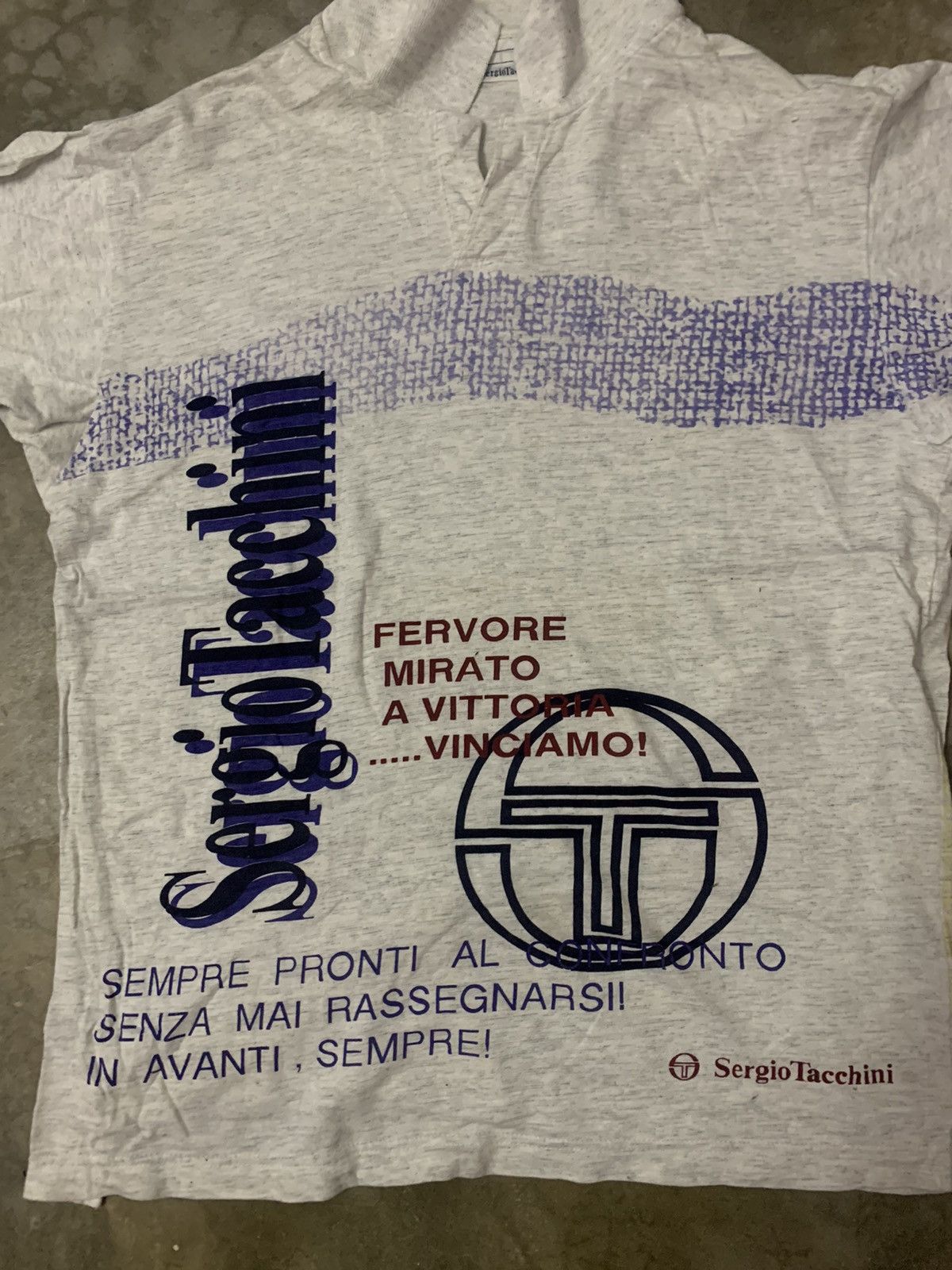 Sergio Tacchini Nice Printed Sergio Tacchini Polo T Shirt Size US M / EU 48-50 / 2 - 3 Thumbnail