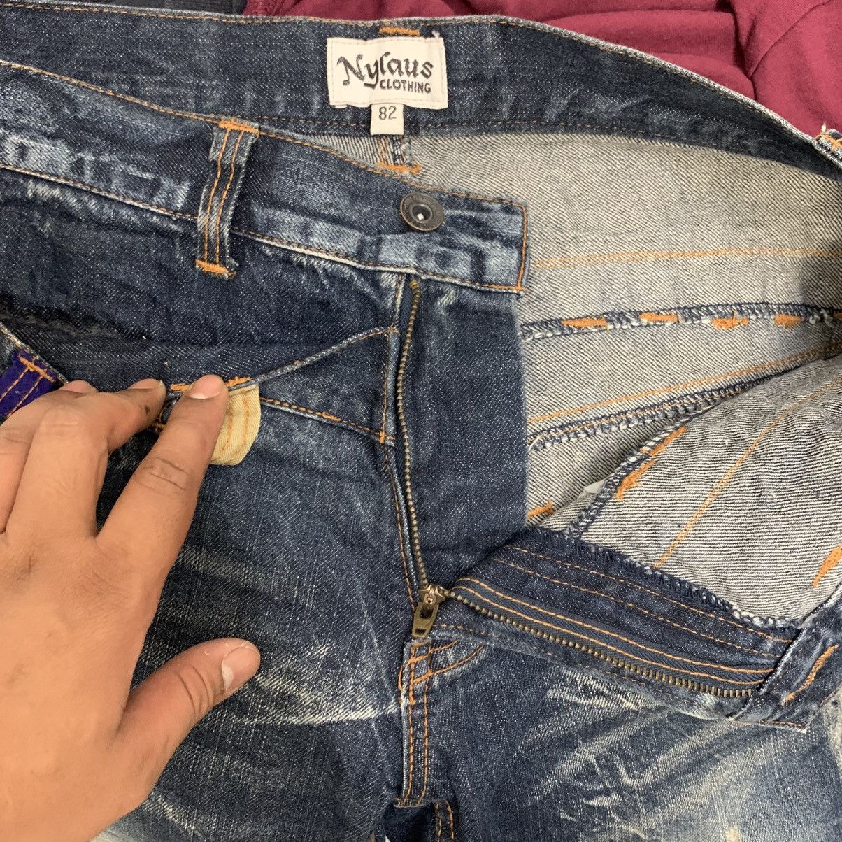 If Six Was Nine × Japanese Brand Nylaus Denim Rare Rainbow Belt Loop Jeans Size US 32 / EU 48 - 19 Thumbnail
