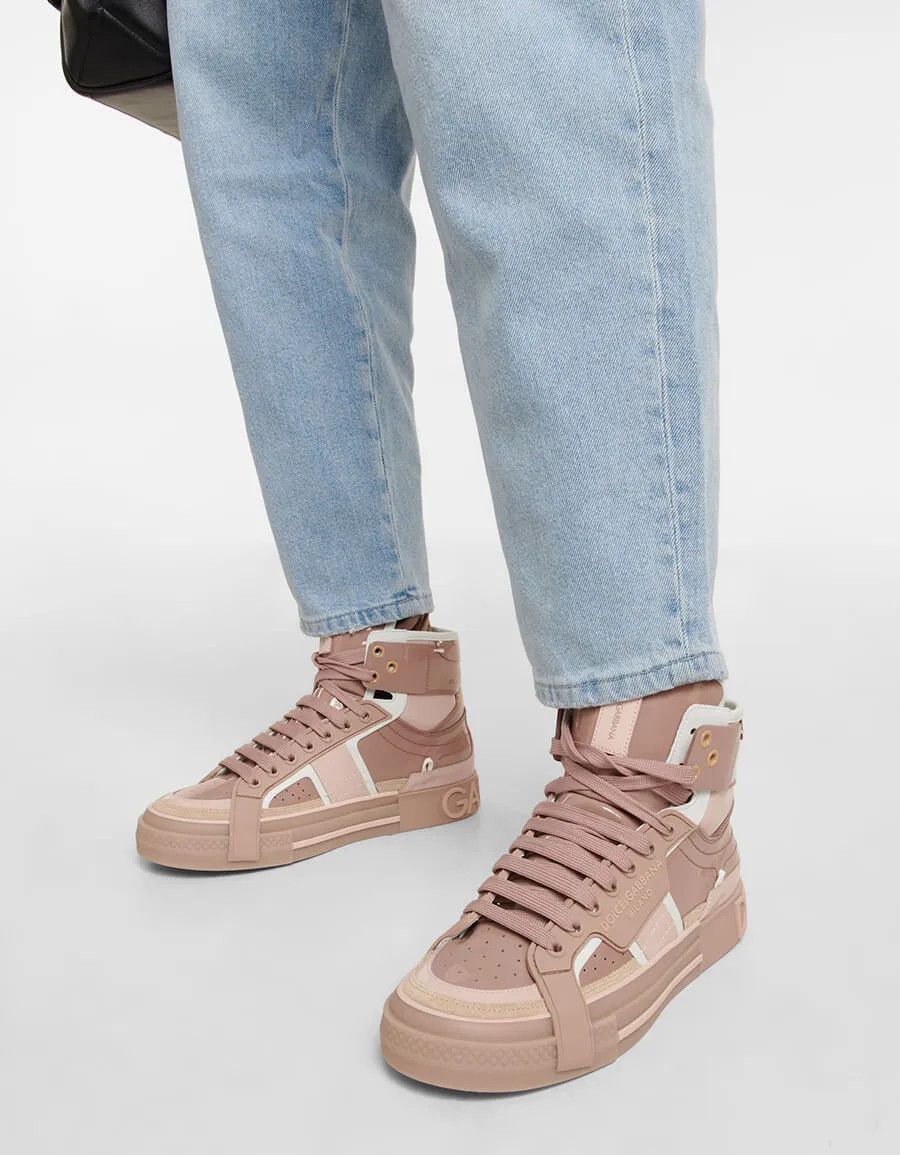 Dolce & Gabbana o1y0925 Hi-Top Sneakers in Multicolor Size US 6 / IT 36 - 6 Thumbnail