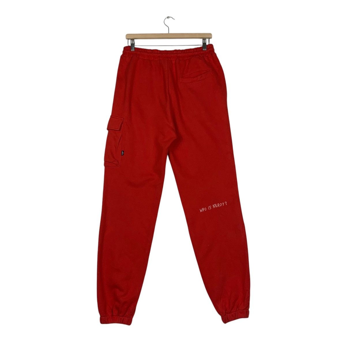 NERDY NERDY Big Logo Drawstring Red Sweatpant #1480-C67 Size US 30 / EU 46 - 7 Thumbnail