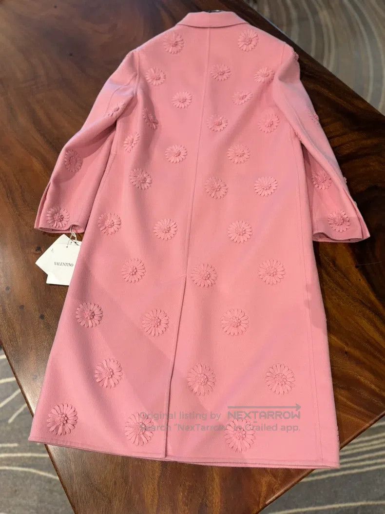 Valentino Valentino Three-dimensional wool coat Size S / US 4 / IT 40 - 4 Thumbnail