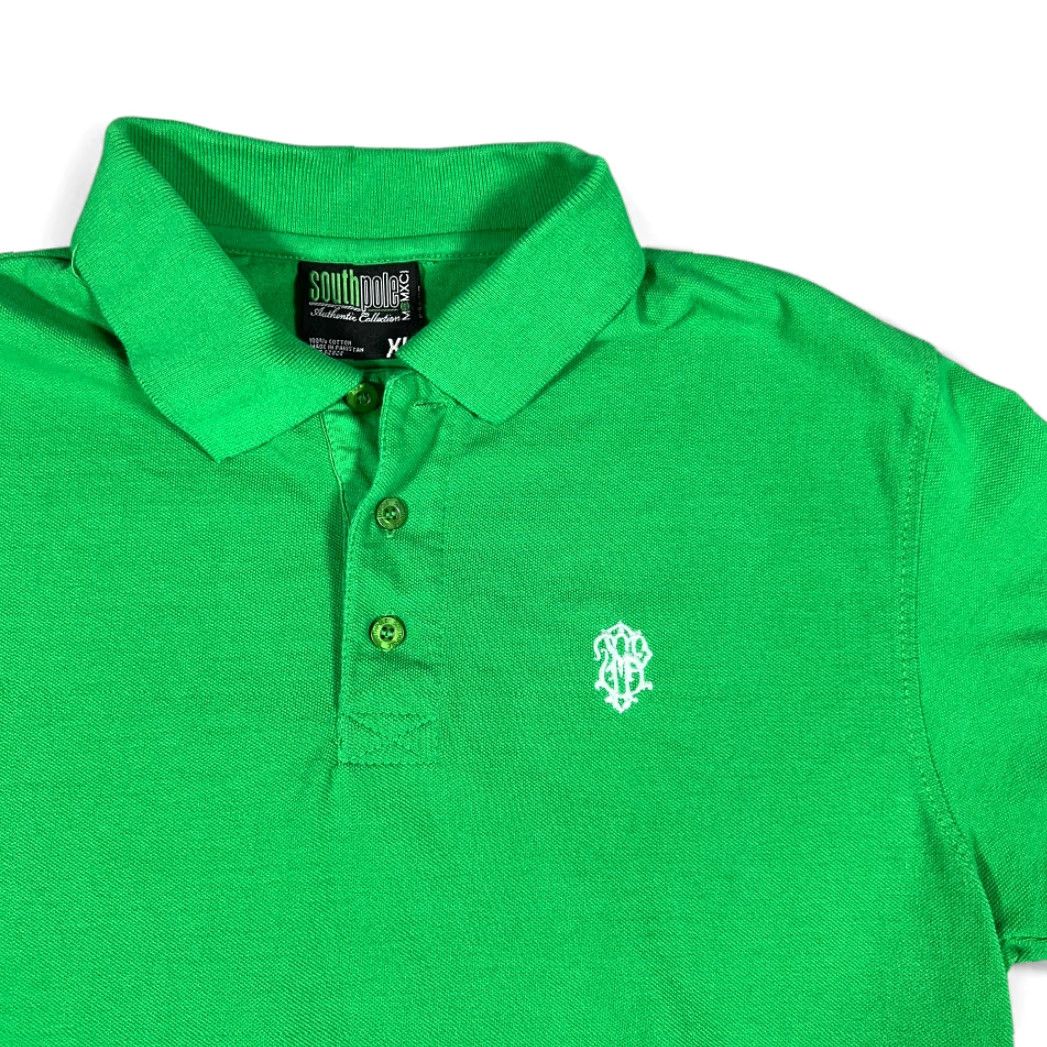 Southpole VINTAGE Southpole Polo Shirt Men M Green Logo 90s Hip Hop Y2K Casual Shirt Size US M / EU 48-50 / 2 - 2 Thumbnail