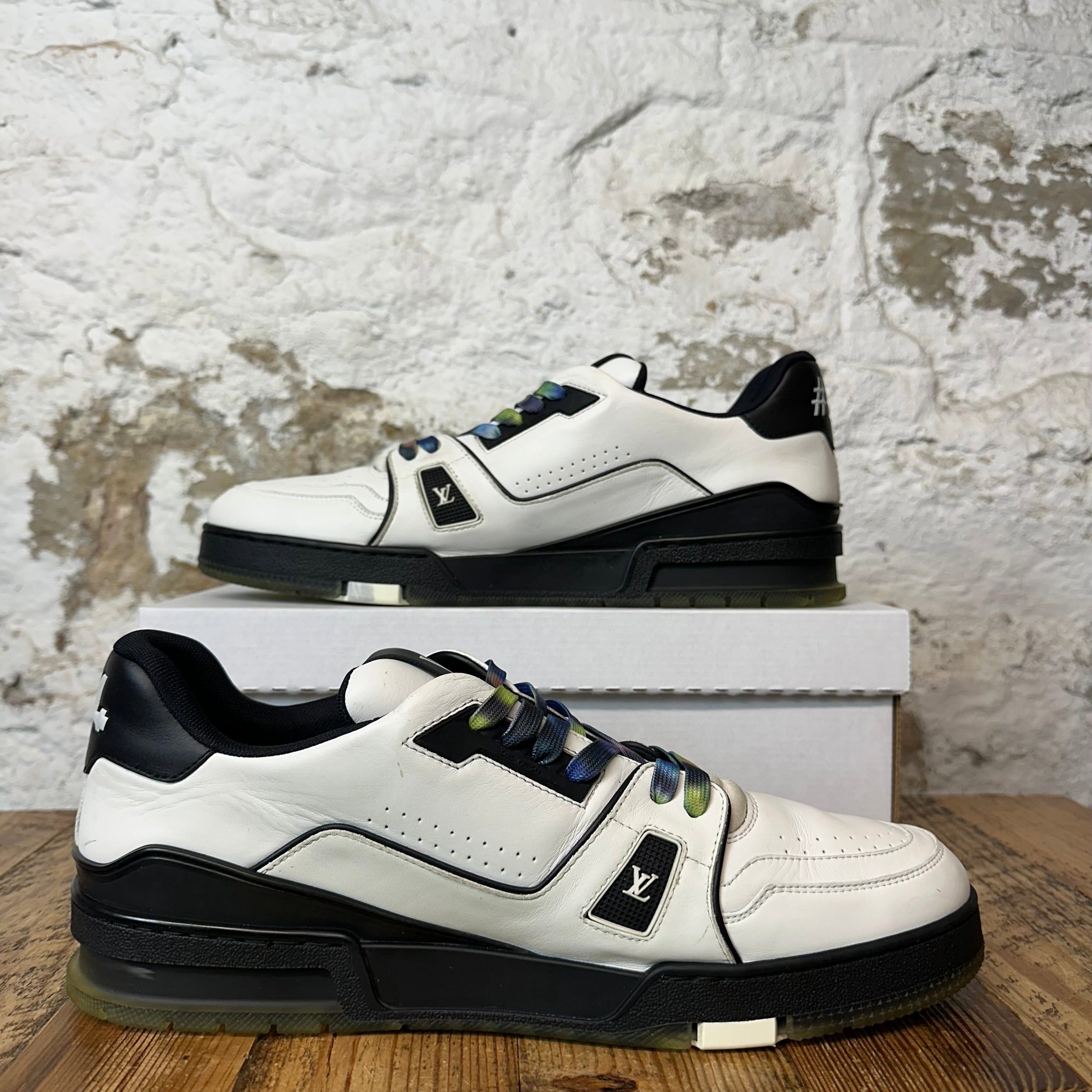 Louis Vuitton Louis Vuitton White Multicolor Trainer Sneaker Sz 12.5 11LV Size US 12.5 / EU 45-46 - 2 Thumbnail
